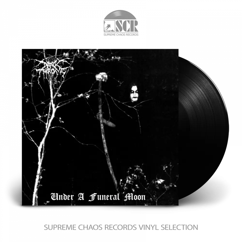 DARKTHRONE - Under A Funeral Moon · BLACK LP DARKTHRONE - Under A Funeral Moon · BLACK LP (Black Metal Vinyl)