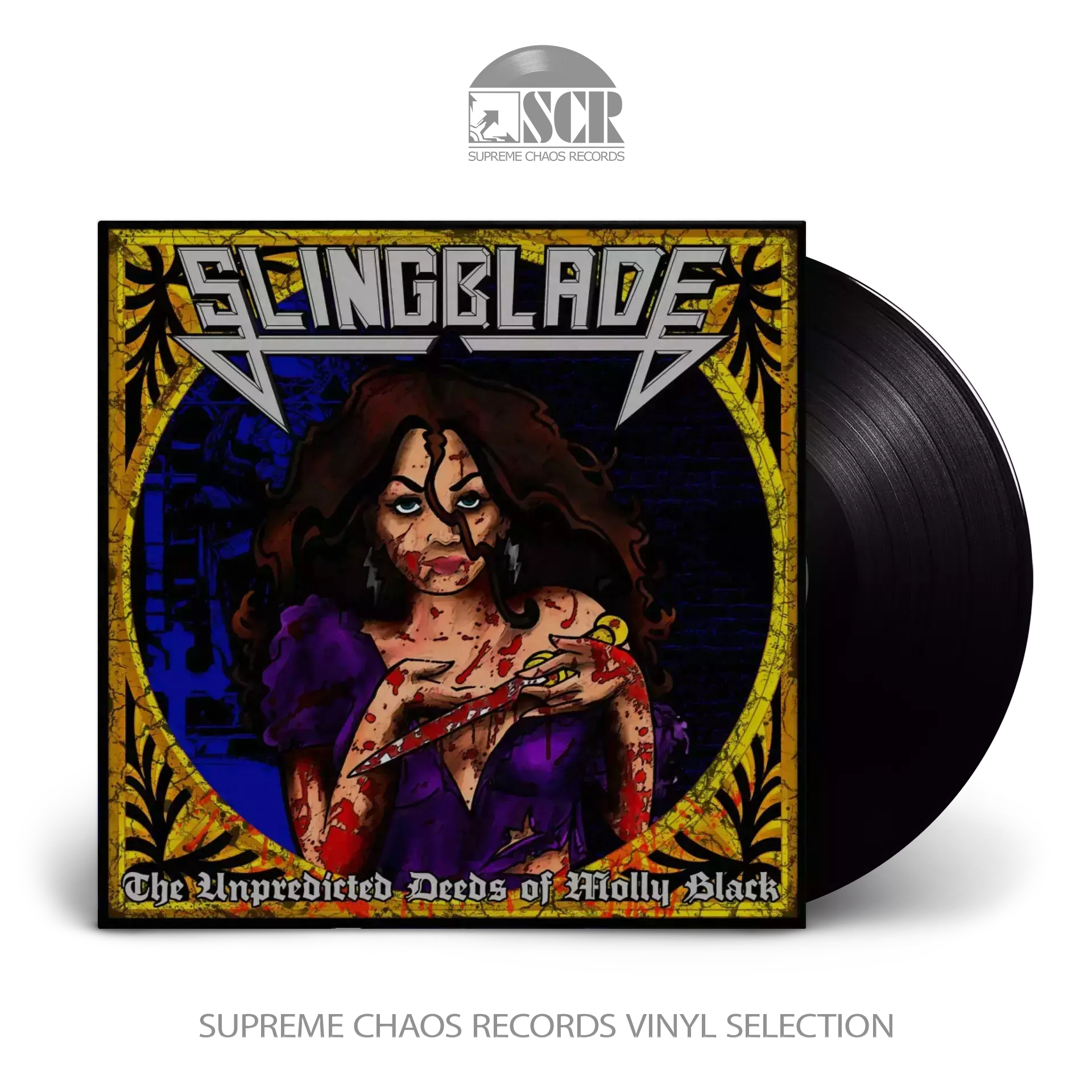 SLINGBLADE - The Unpredicted Deeds Of Molly Black · BLACK LP+7" SLINGBLADE - The Unpredicted Deeds Of Molly Black · BLACK LP+7" (Heavy Metal Vinyl)