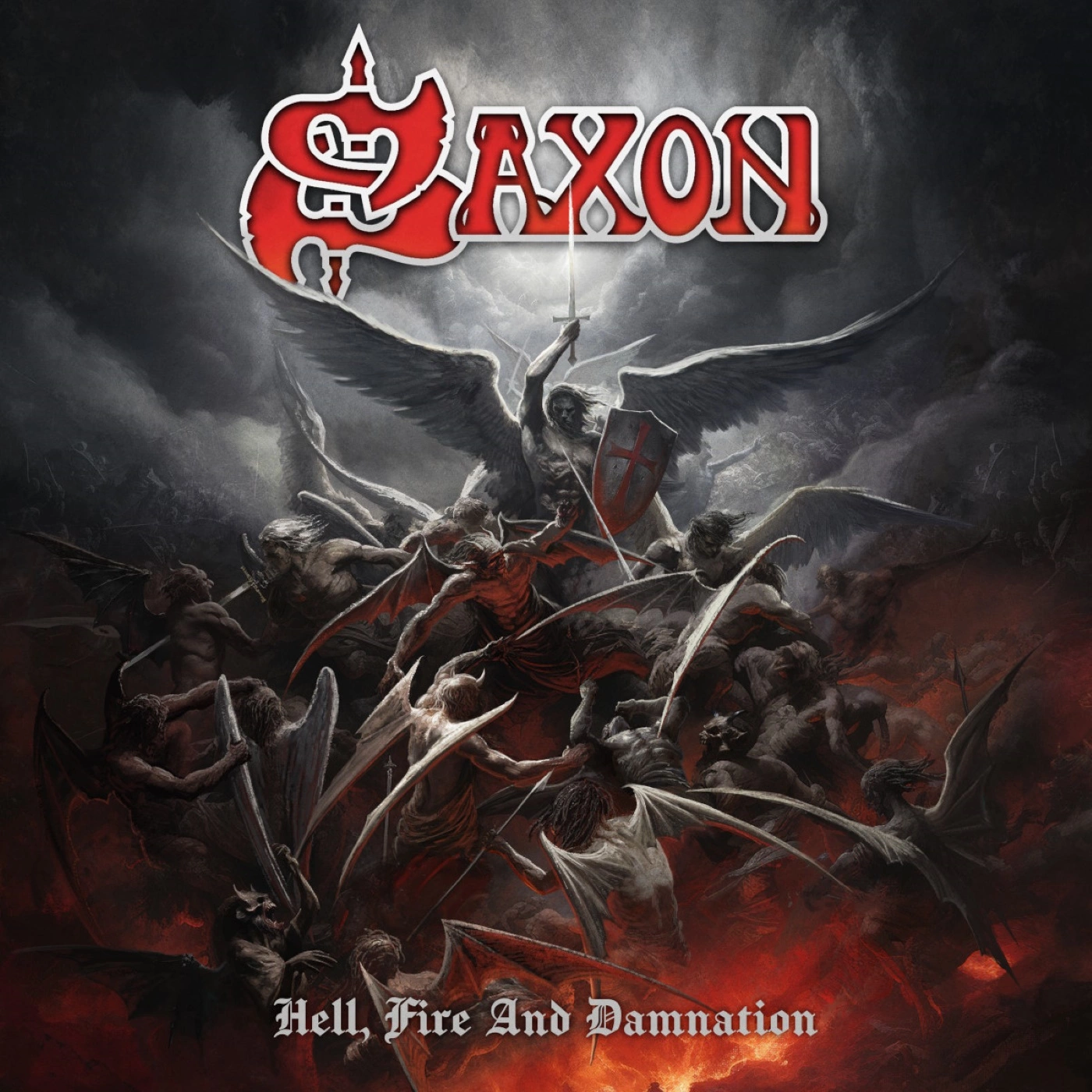 SAXON · Hell, Fire And Damnation | BLACK LP · Bild 1 SAXON · Hell, Fire And Damnation | BLACK LP (Heavy Metal Vinyl) · Bild 1