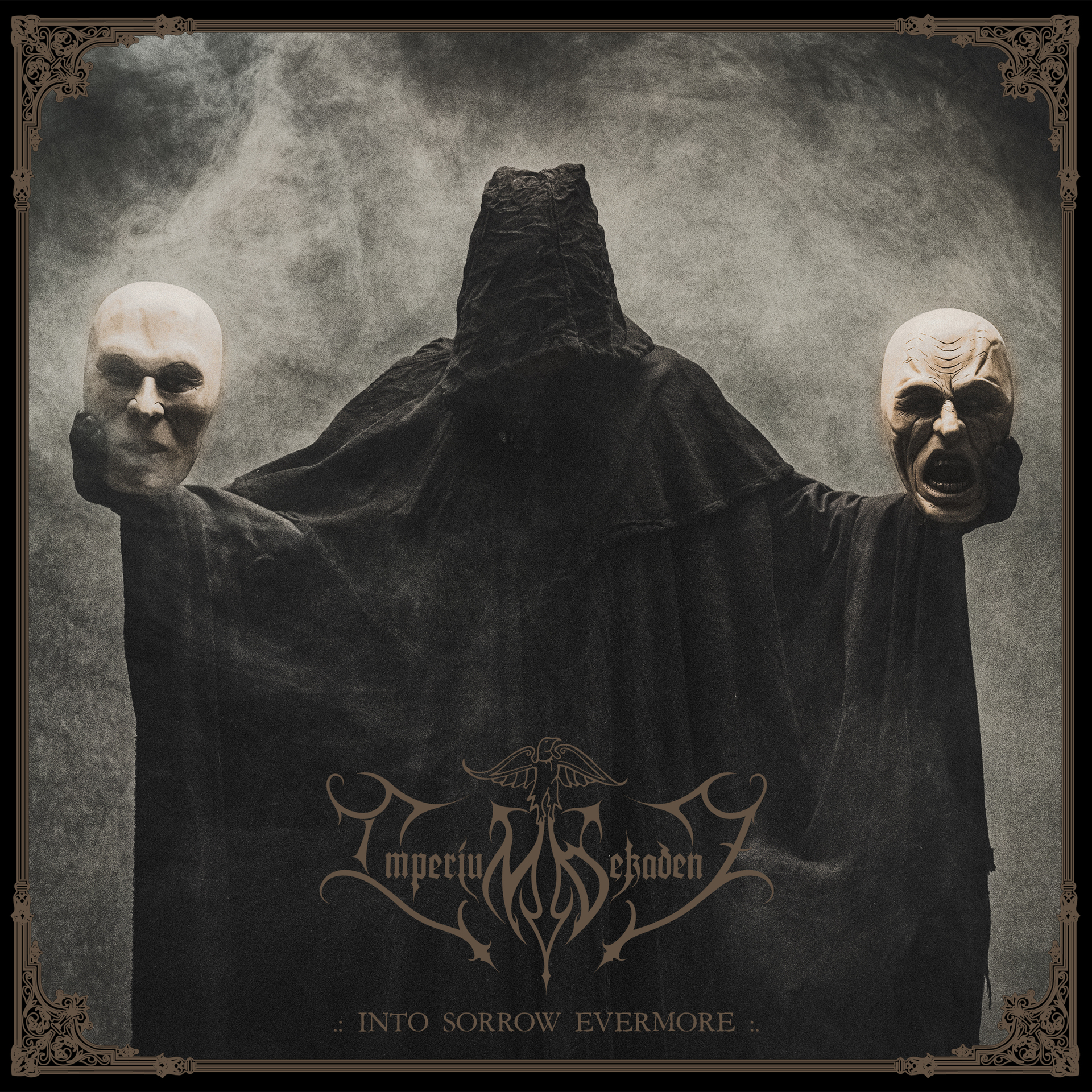 IMPERIUM DEKADENZ - Into Sorrow Evermore · EXCUSIVE.GOLD+PATCH DLP (Black Metal Vinyl) · Bild 1
