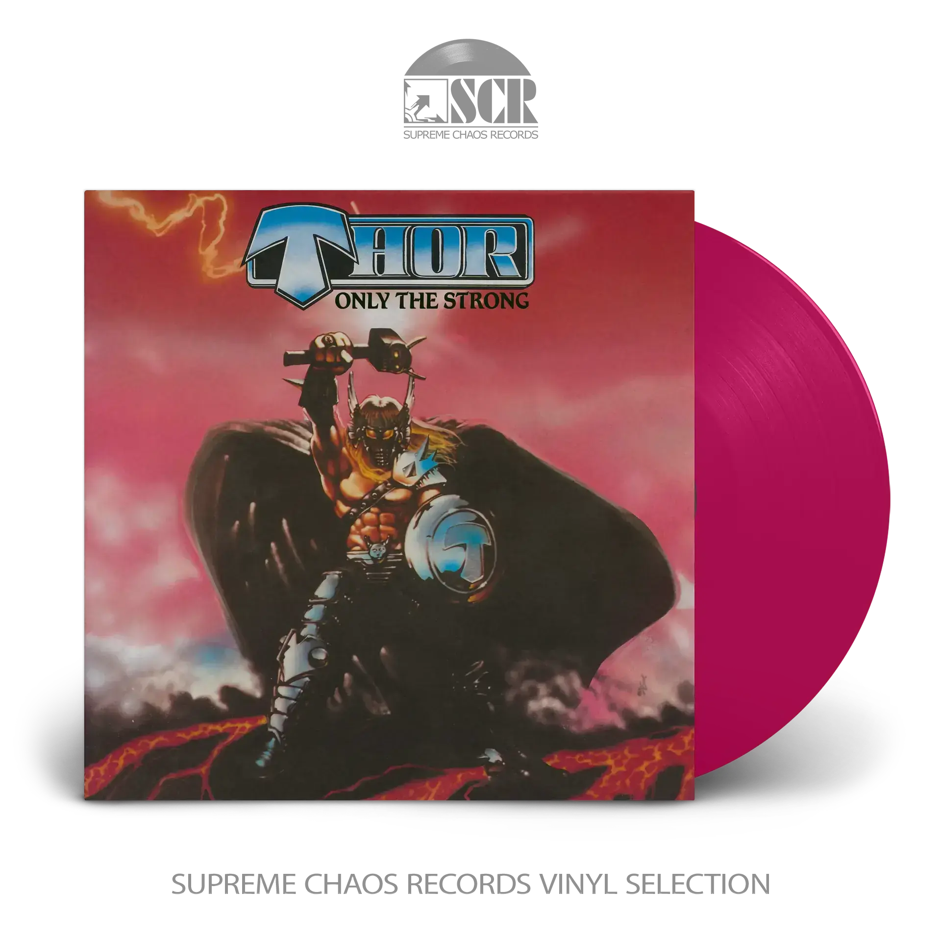 THOR - Only The Strong · MAGENTA LP THOR - Only The Strong · MAGENTA LP (Heavy Metal Vinyl)