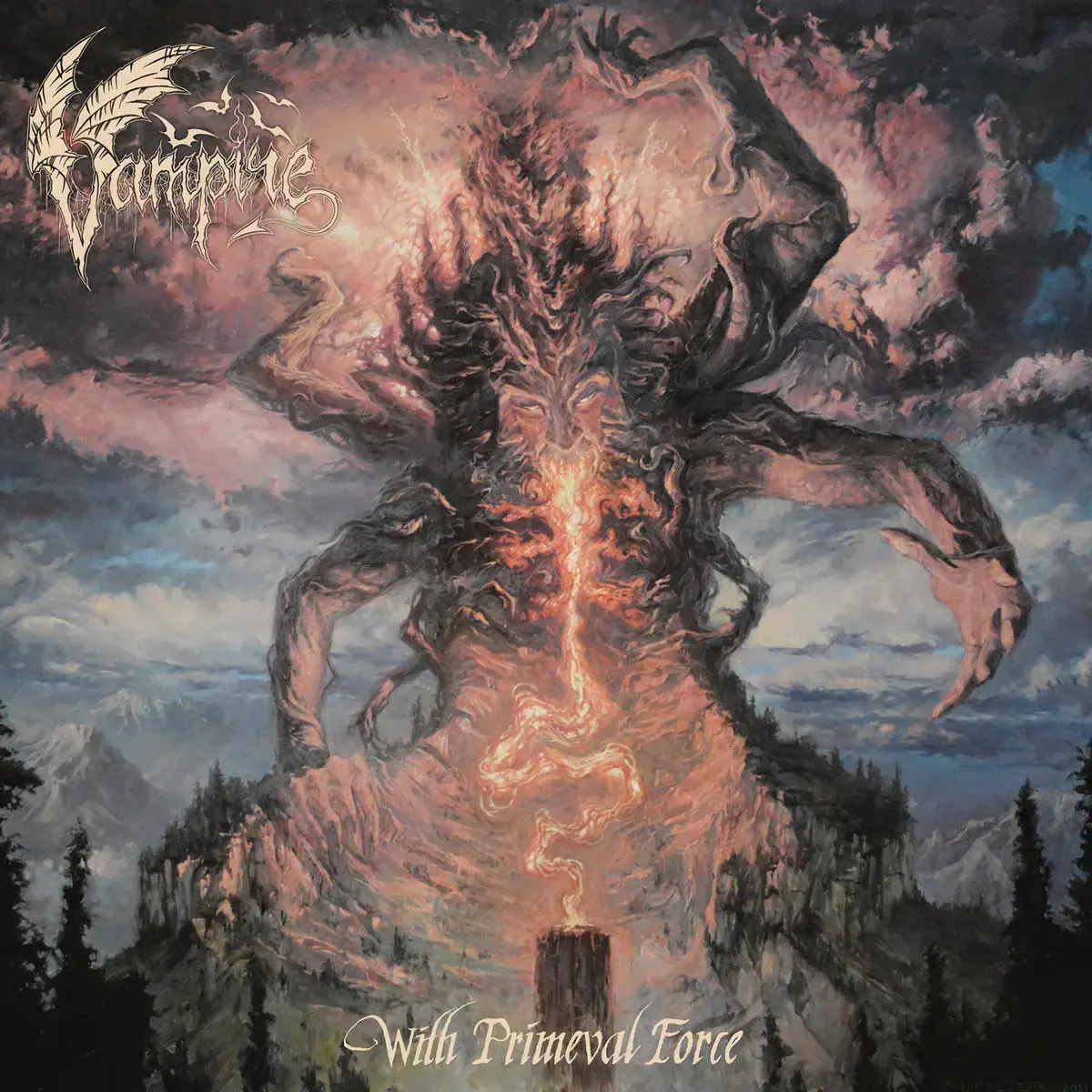VAMPIRE - With Primeval Force · BLUE LP · Bild 1 VAMPIRE - With Primeval Force · BLUE LP (Death Metal Vinyl) · Bild 1