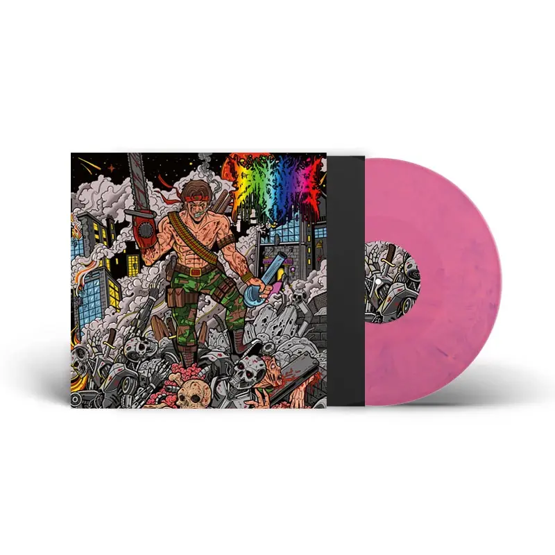 BONGINATOR - The 1986 Doink City Massacre · PINK/PURPLE 10" LP BONGINATOR - The 1986 Doink City Massacre · PINK/PURPLE 10" LP (Death Metal Vinyl)