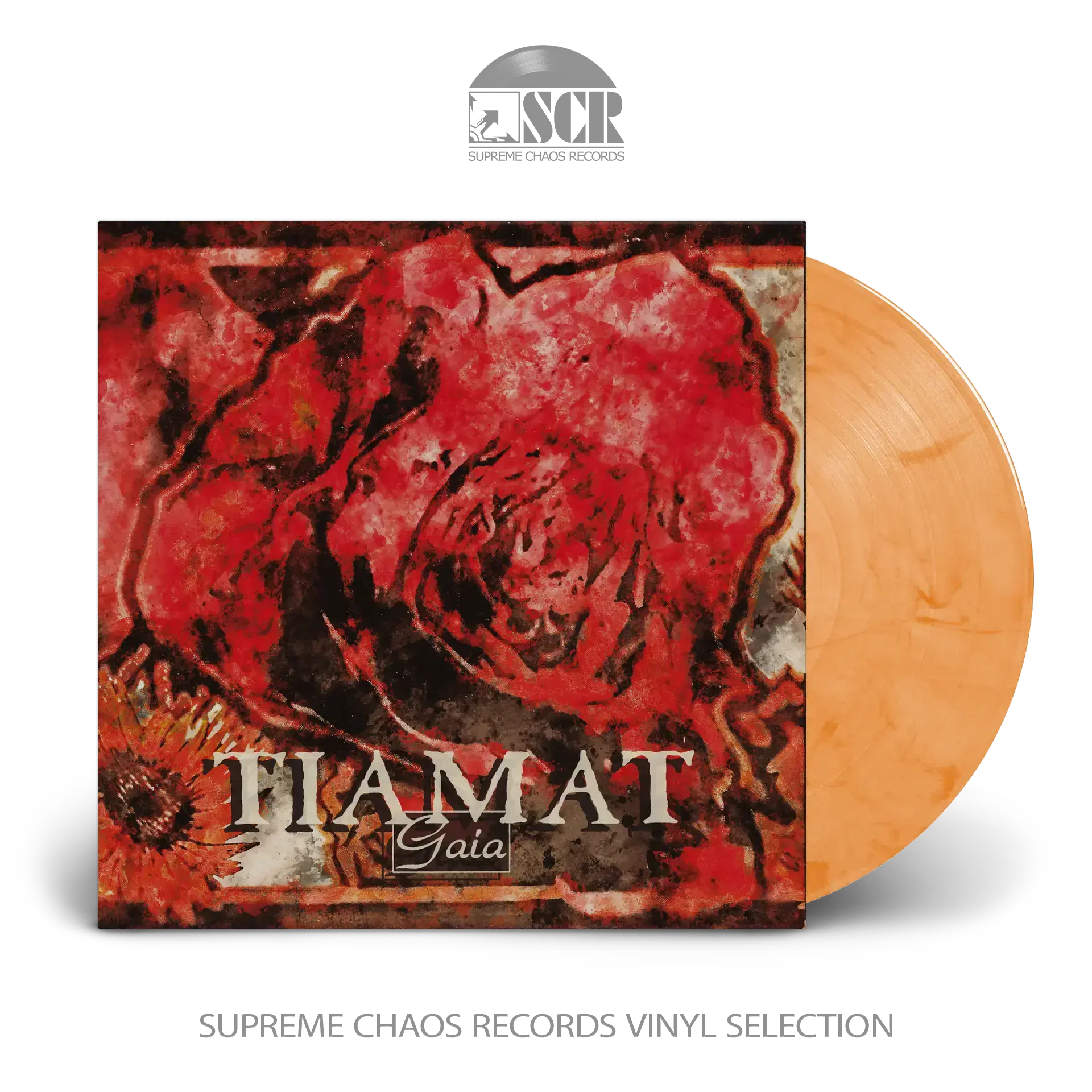 TIAMAT · Gaia | ORANGE MARBLE LP TIAMAT · Gaia | ORANGE MARBLE LP (Gothic Metal Vinyl)