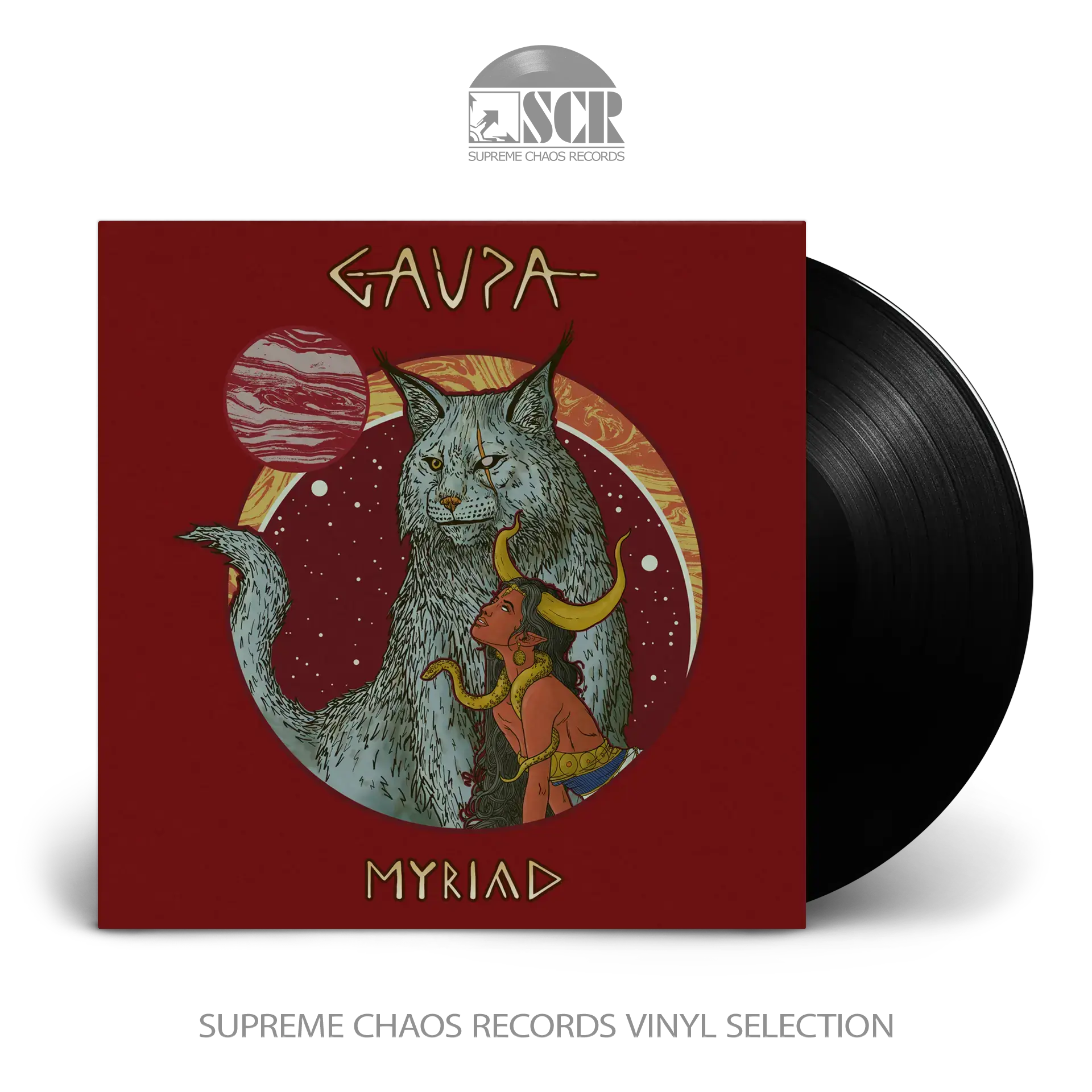 GAUPA · Myriad | BLACK LP GAUPA · Myriad | BLACK LP (Stoner Rock Vinyl)