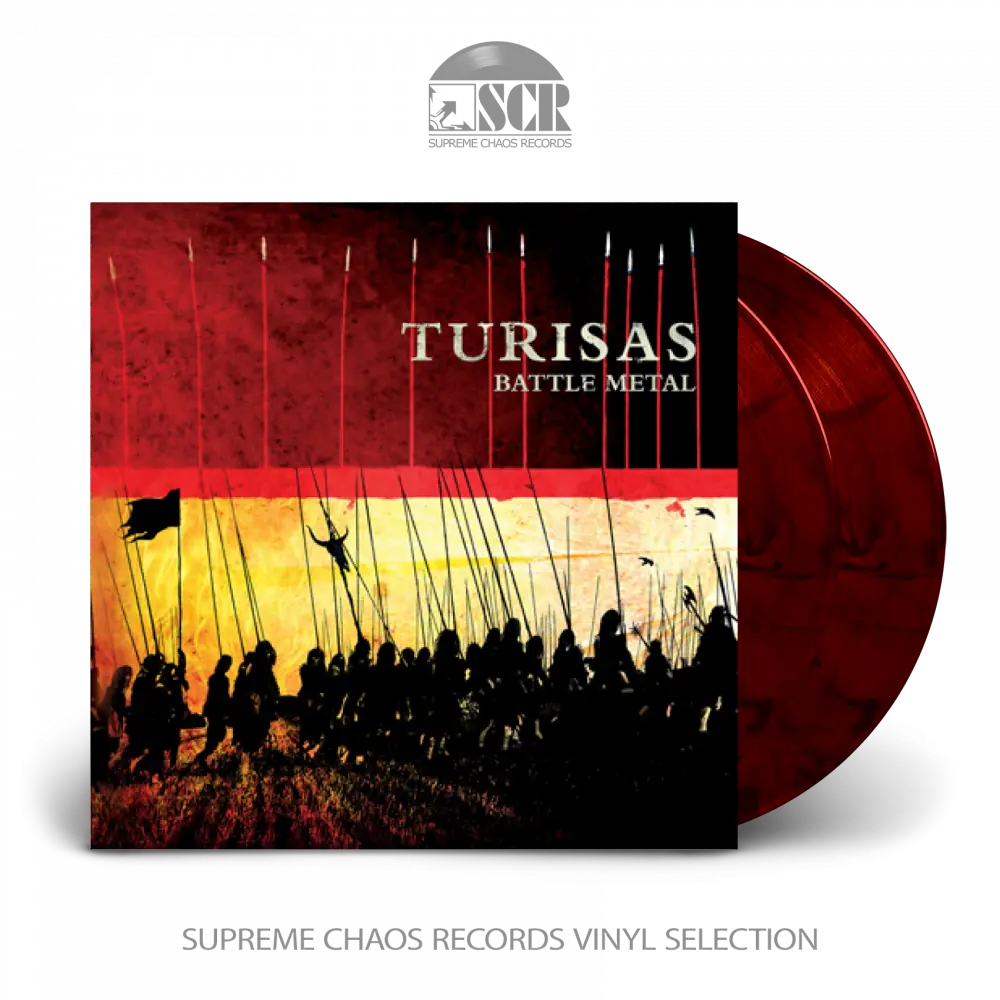TURISAS - Battle Metal · RED/BLACK 2LP TURISAS - Battle Metal · RED/BLACK 2LP (Viking Metal Vinyl)