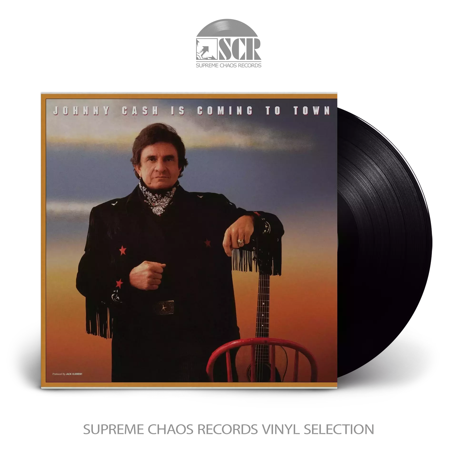 JOHNNY CASH · Johnny Cash Is Coming To Town (Remastered) | BLACK LP (Rock Vinyl)