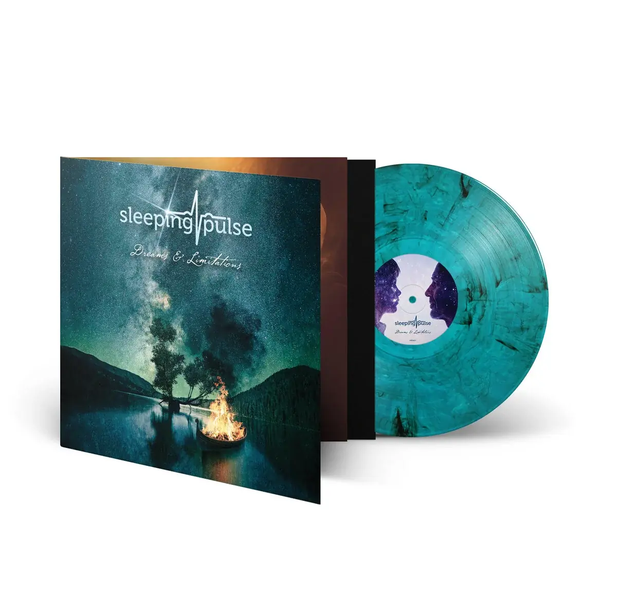 SLEEPING PULSE · Dreams & Limitations | SEABLUE SMOKE MARBLED LP (Progressive Rock/Doom Rock Vinyl) · Bild 2