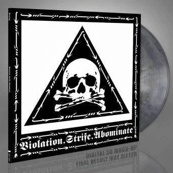 REVENGE - Violation.Strife.Abominate · SILVER/WHITE/BLACK MARBLED LP (Black Metal Vinyl)