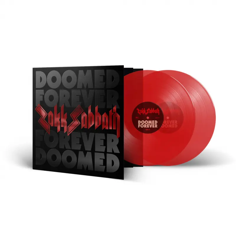 ZAKK SABBATH - Doomed Forever Forever Doomed · TRANSPARENT RED 2LP ZAKK SABBATH - Doomed Forever Forever Doomed · TRANSPARENT RED 2LP (Doom Metal Vinyl)