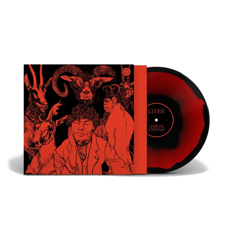 ULVER - Liminal Animals · RED/BLACK CORONA LP (Ambient Vinyl)