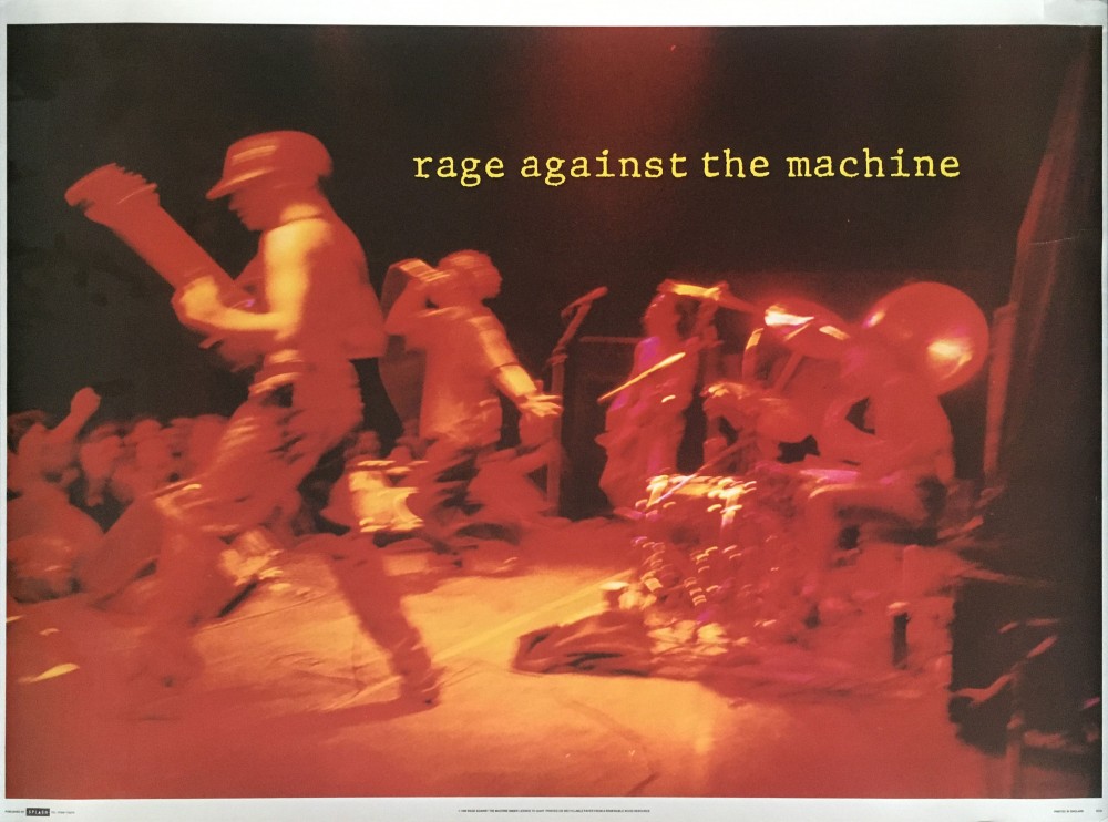 RAGE AGAINST THE MACHINE - UK Poster · 8239 POSTER (Crossover Others)