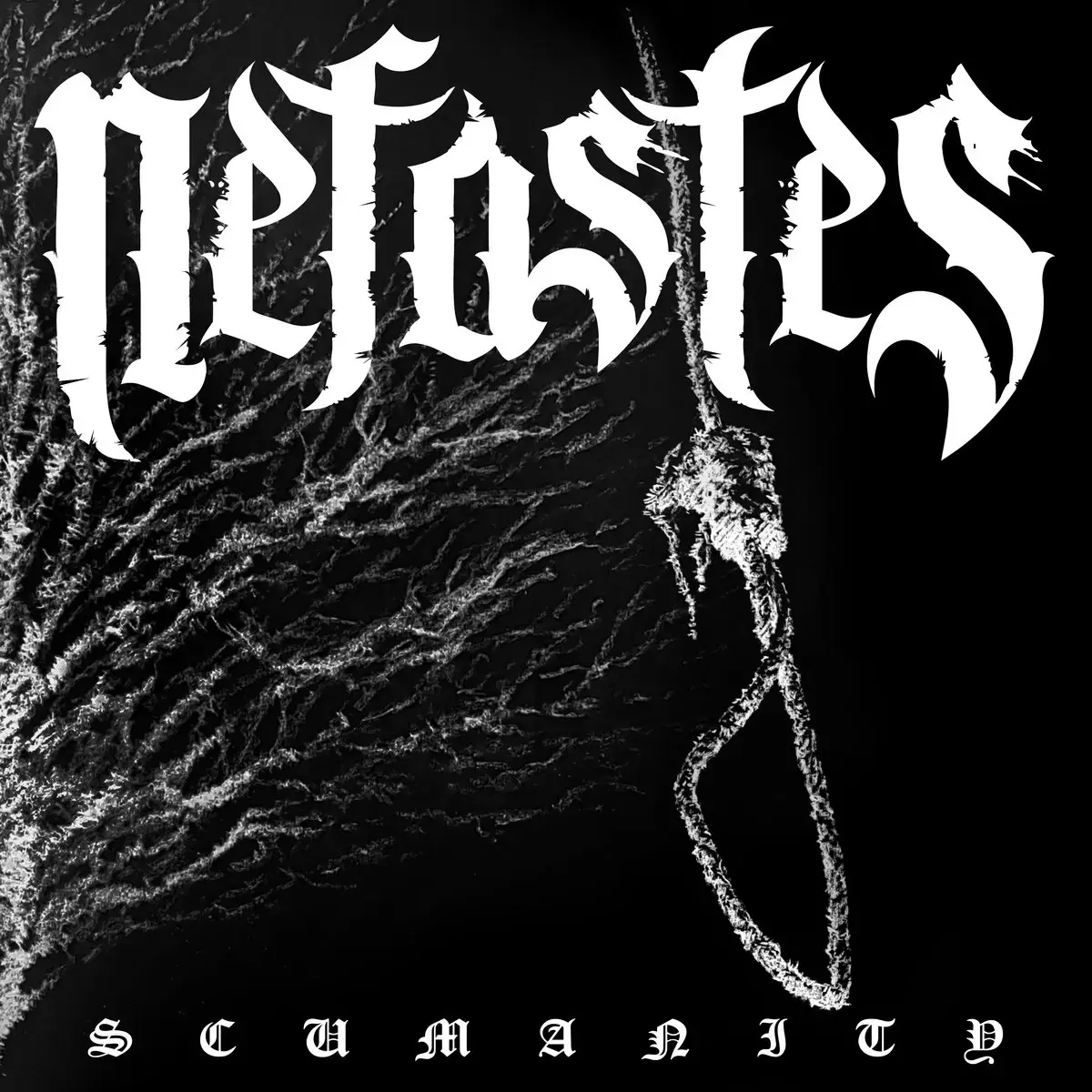 NEFASTES · Scumanity | WHITE LP (Black Metal Vinyl) · Bild 1
