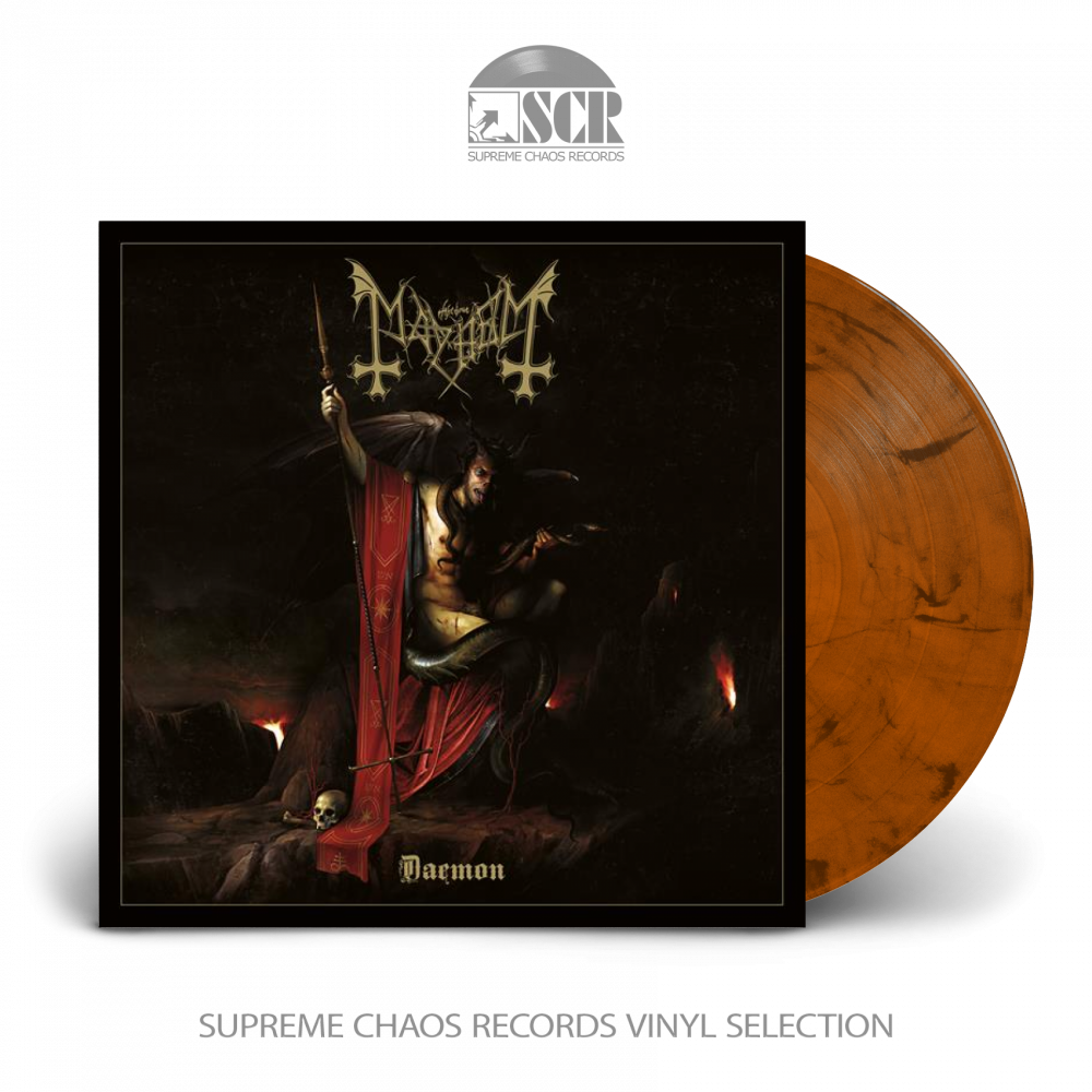 MAYHEM - Daemon · ORANGE/BLACK LP (Black Metal Vinyl)