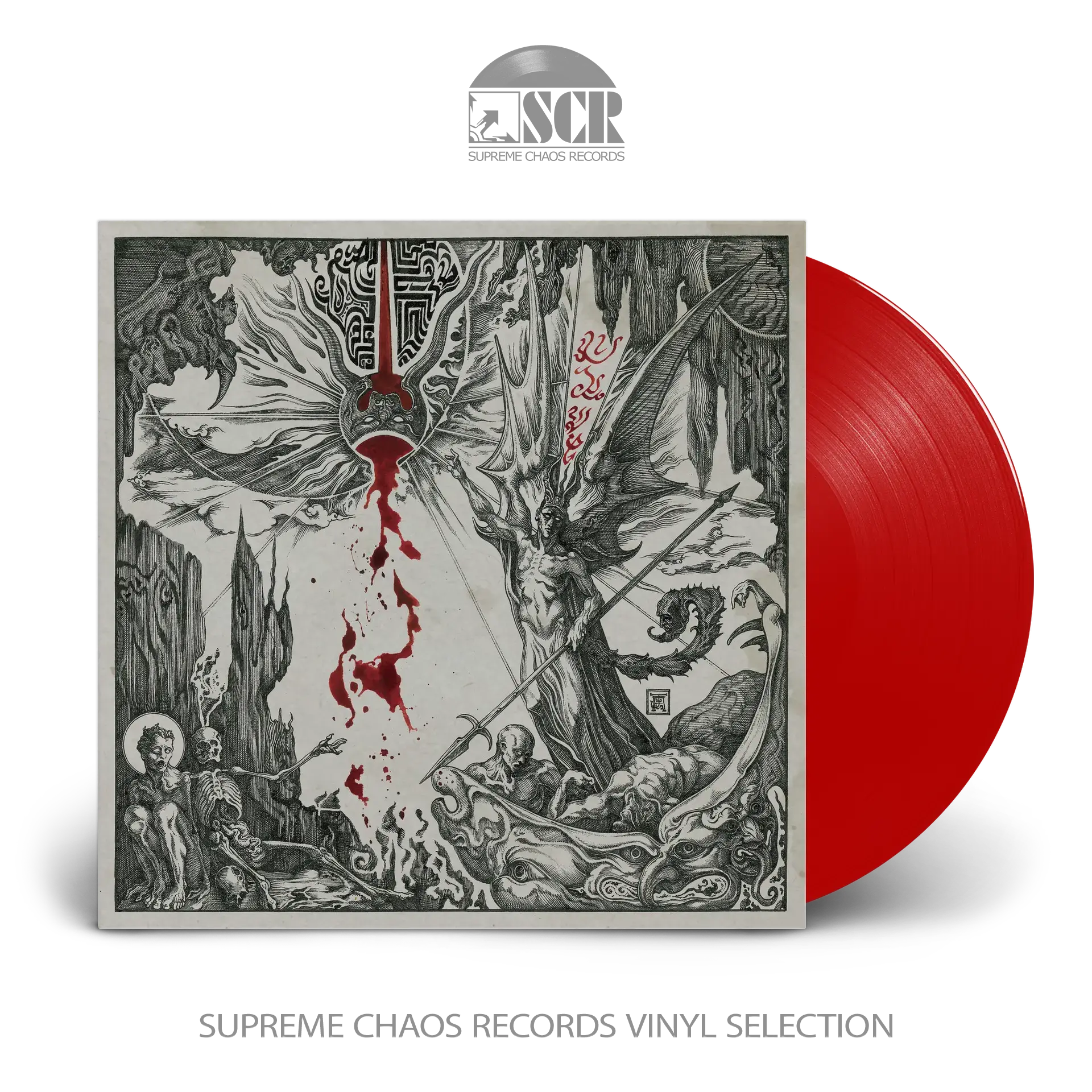 ENTHRONED · Ashspawn | RED LP (Black Metal Vinyl)