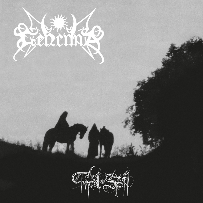 GEHENNA - First Spell · WHITE/BLACK MARBLED LP (Black Metal Vinyl) · Bild 1