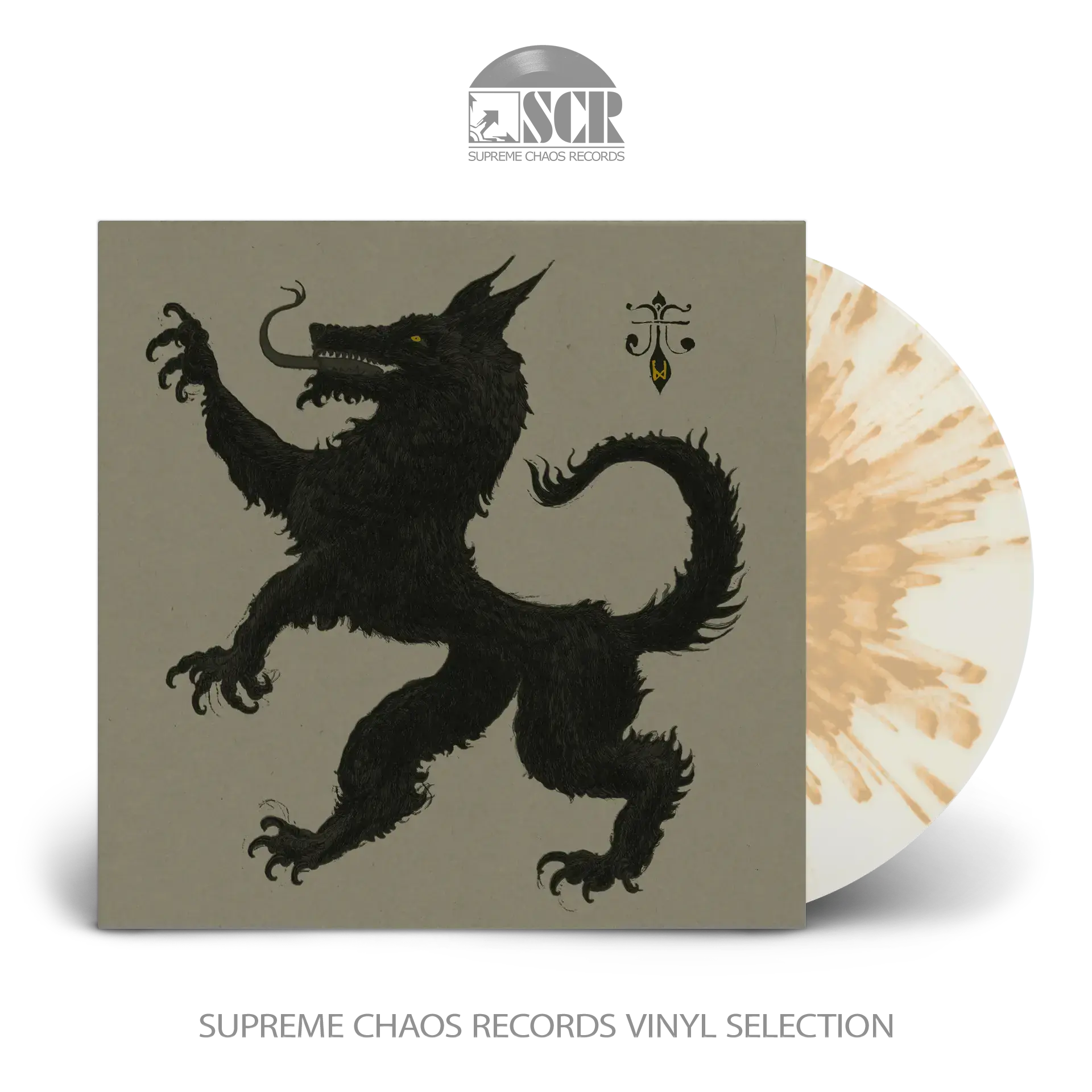 WORMWITCH · Wolf Hex | CLEAR/GOLD SPLATTER LP (Black Metal/Melodic Death Metal Vinyl)