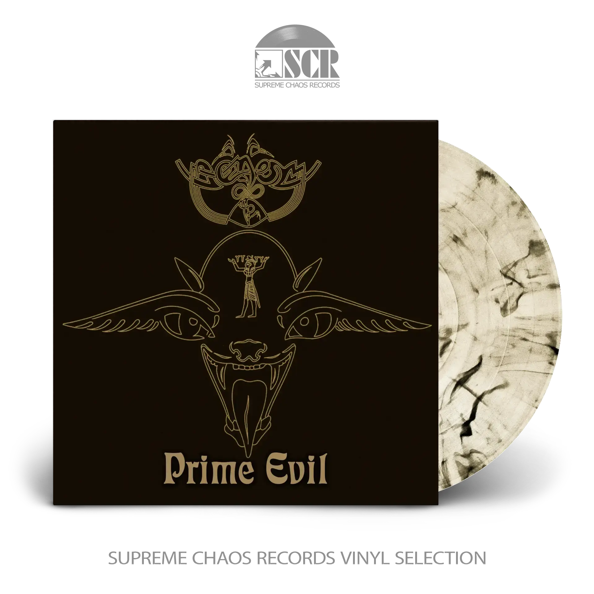VENOM · Prime Evil | CLEAR BLACK MARBLED LP (Black Metal Vinyl)