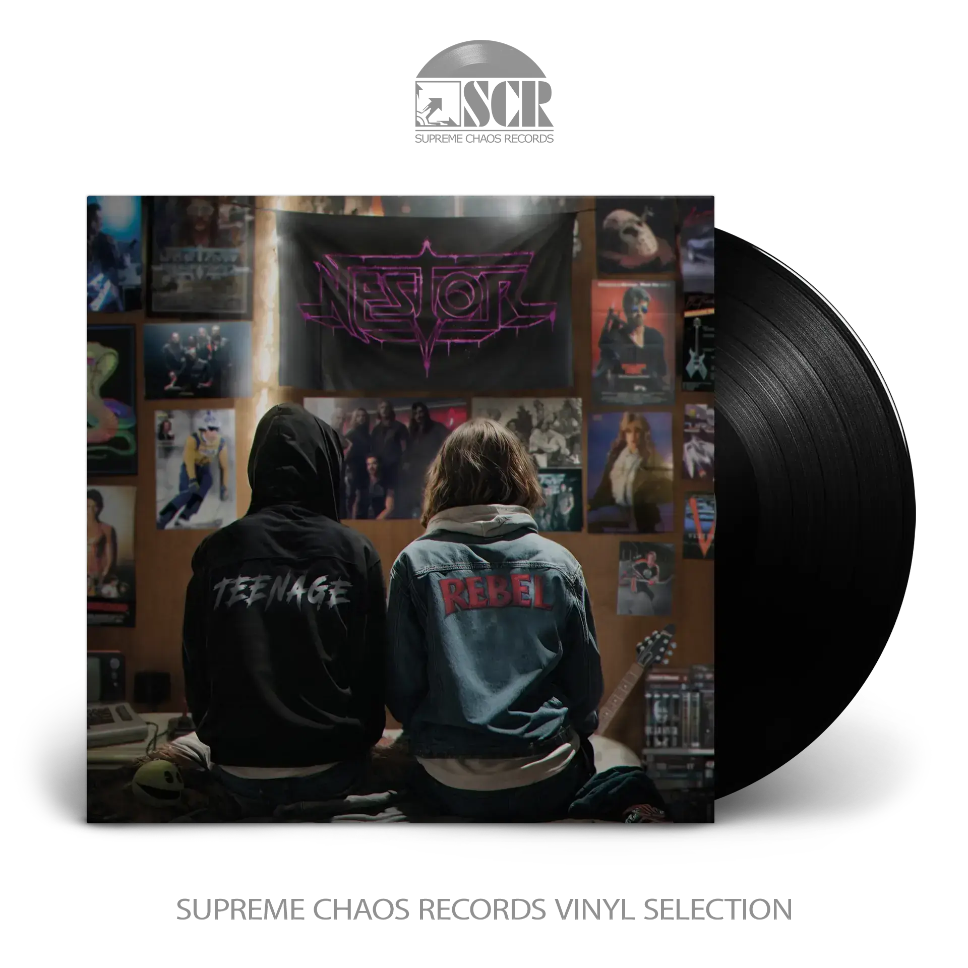 NESTOR · Teenage Rebel | BLACK LP NESTOR · Teenage Rebel | BLACK LP (Hard Rock Vinyl)