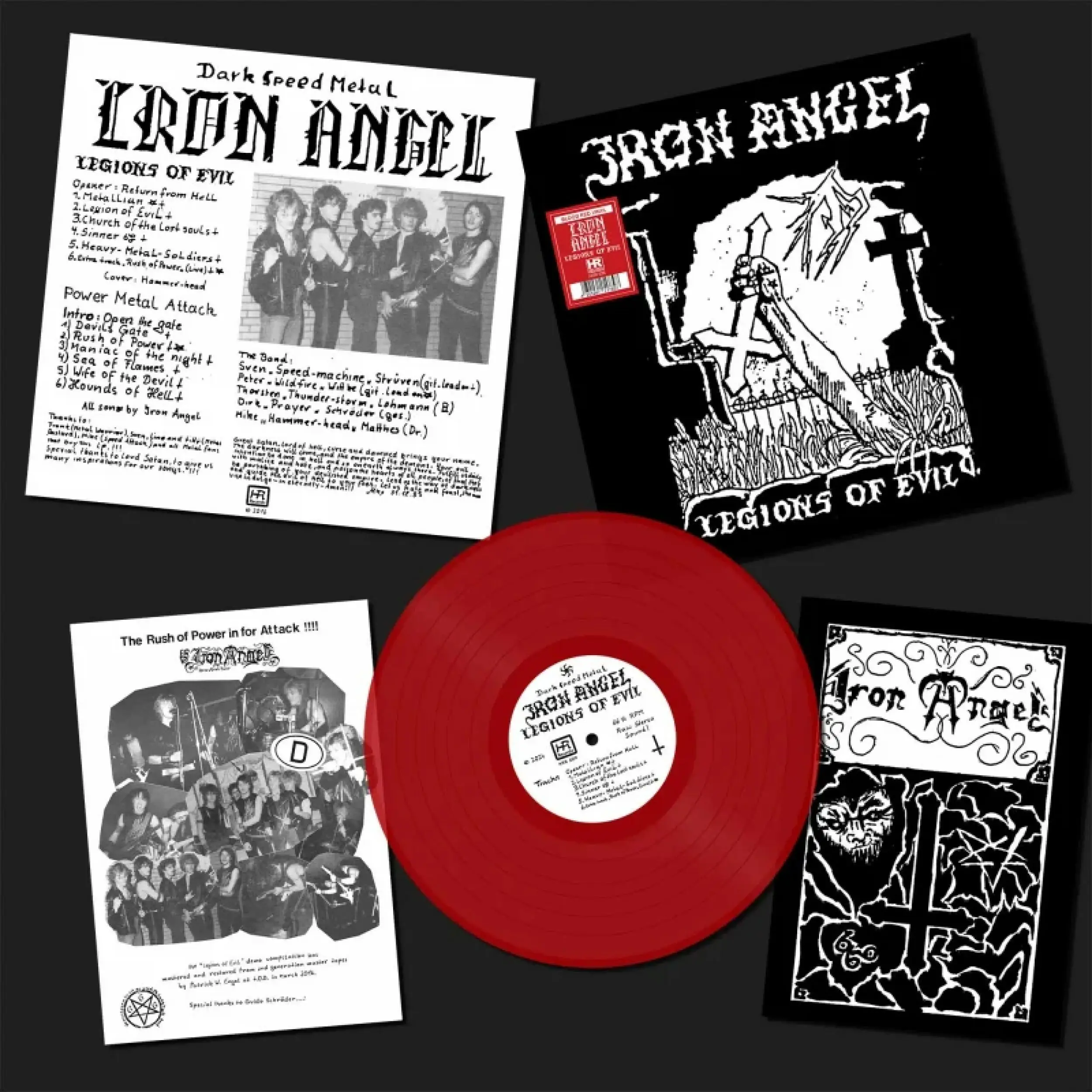 IRON ANGEL - Legions Of Evil · BLOOD RED LP IRON ANGEL - Legions Of Evil · BLOOD RED LP (Power Metal Vinyl)