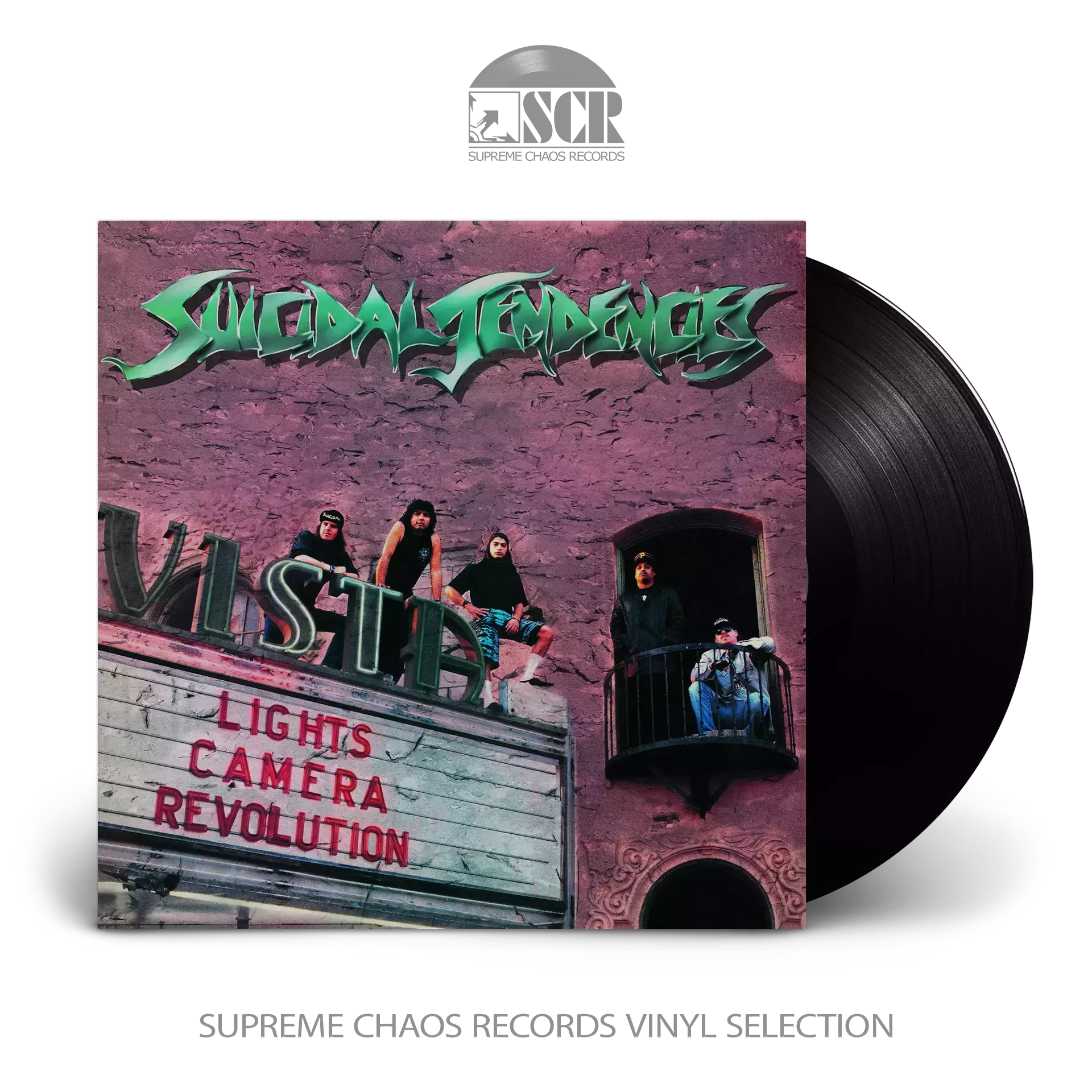 SUICIDAL TENDENCIES - Lights Camera Revolution · BLACK LP SUICIDAL TENDENCIES - Lights Camera Revolution · BLACK LP (Hardcore Punk Vinyl)