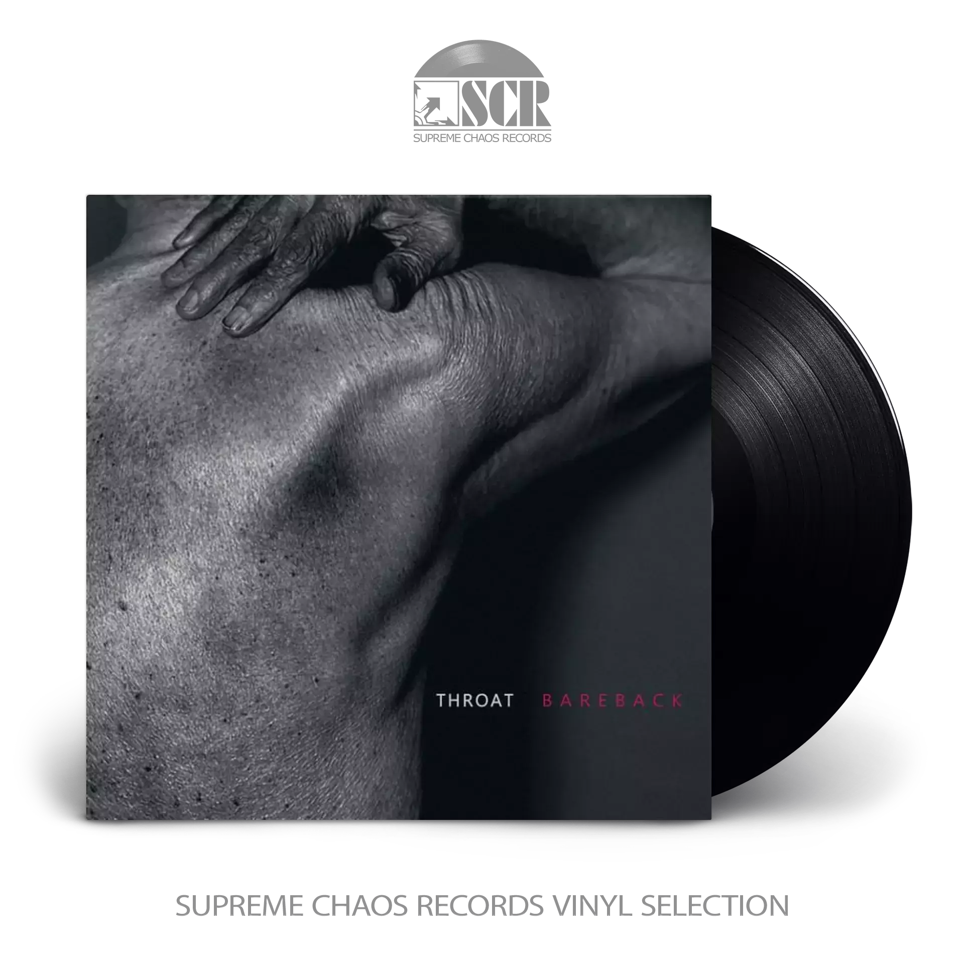 THROAT · Bareback | BLACK LP (Progressive Rock Vinyl)