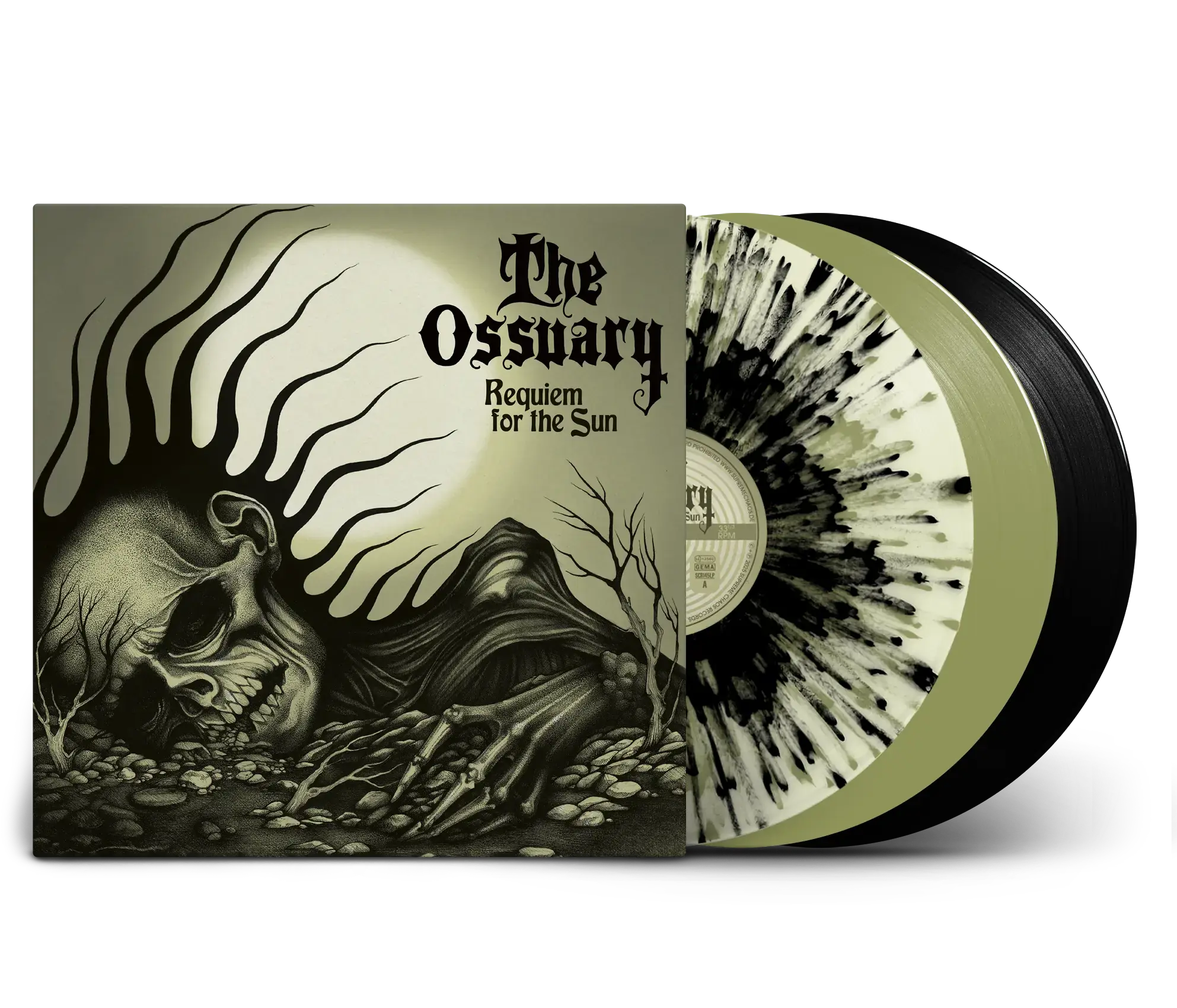 THE OSSUARY - Requiem For The Sun · BLACK LP (Doom Metal/Doom Rock/Occult Rock Vinyl) · Bild 2