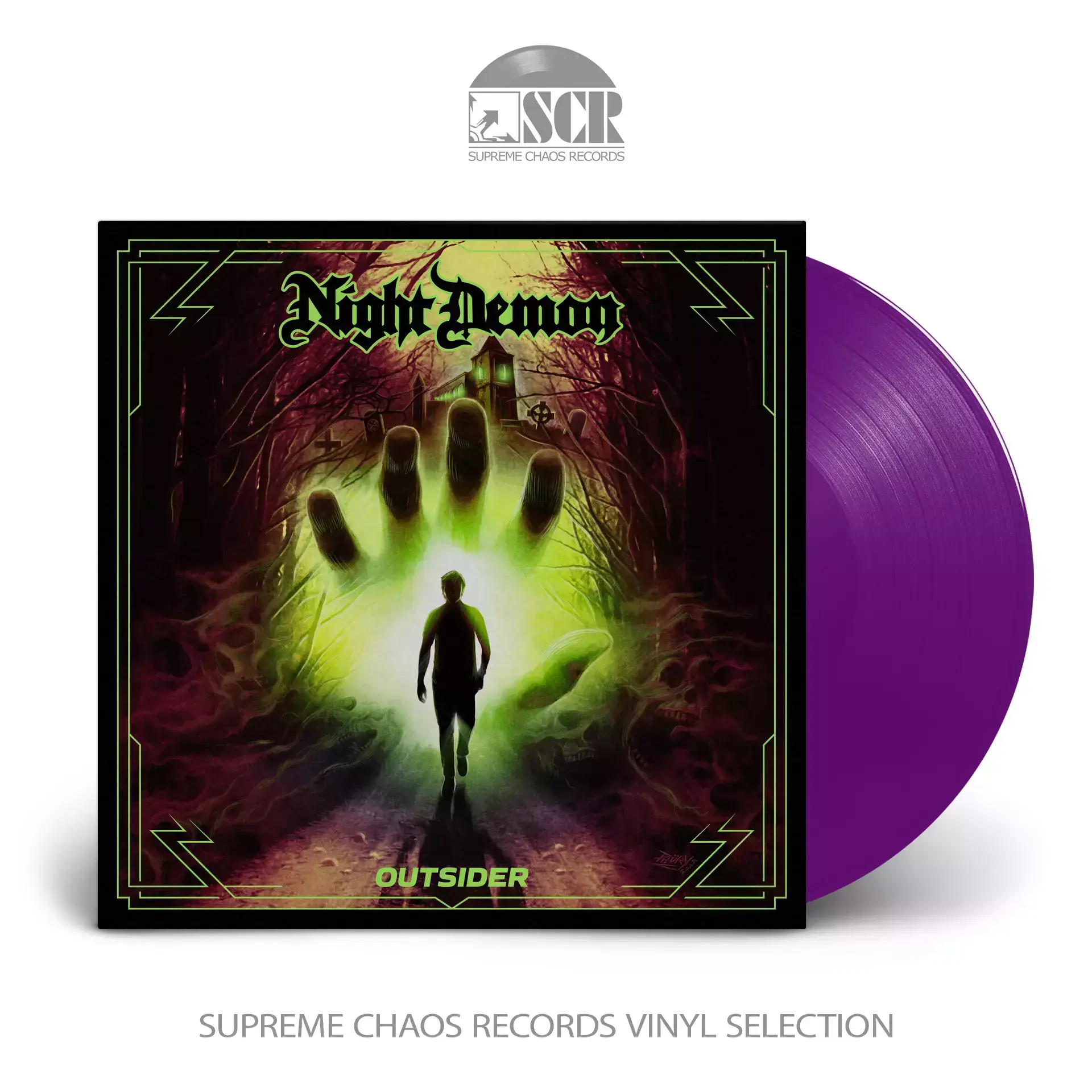 NIGHT DEMON · Outsider | TRANSPARENT MAGENTA LP NIGHT DEMON · Outsider | TRANSPARENT MAGENTA LP (Heavy Metal Vinyl)