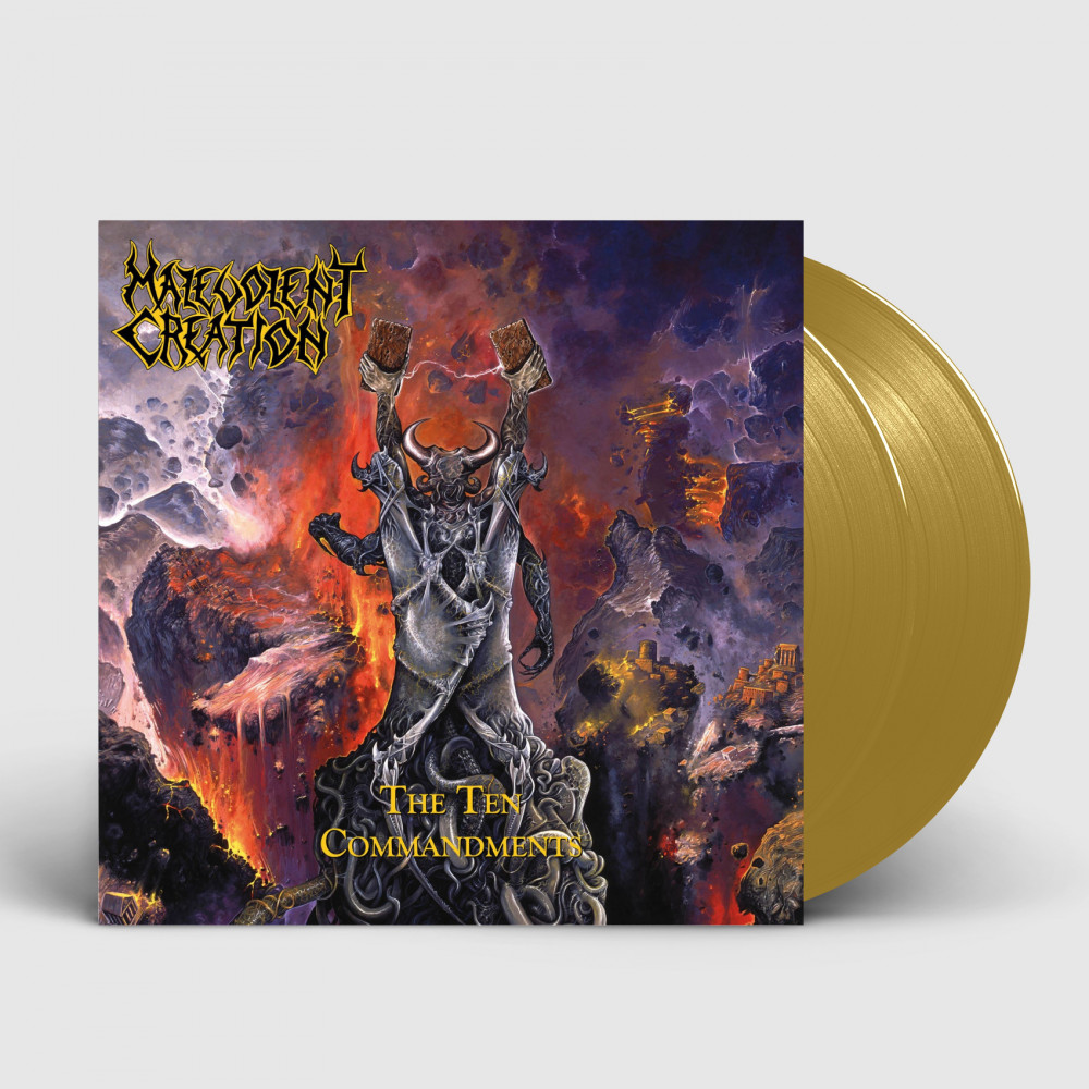 MALEVOLENT CREATION - The Ten Commandments · GOLD DLP MALEVOLENT CREATION - The Ten Commandments · GOLD DLP (Death Metal Vinyl)