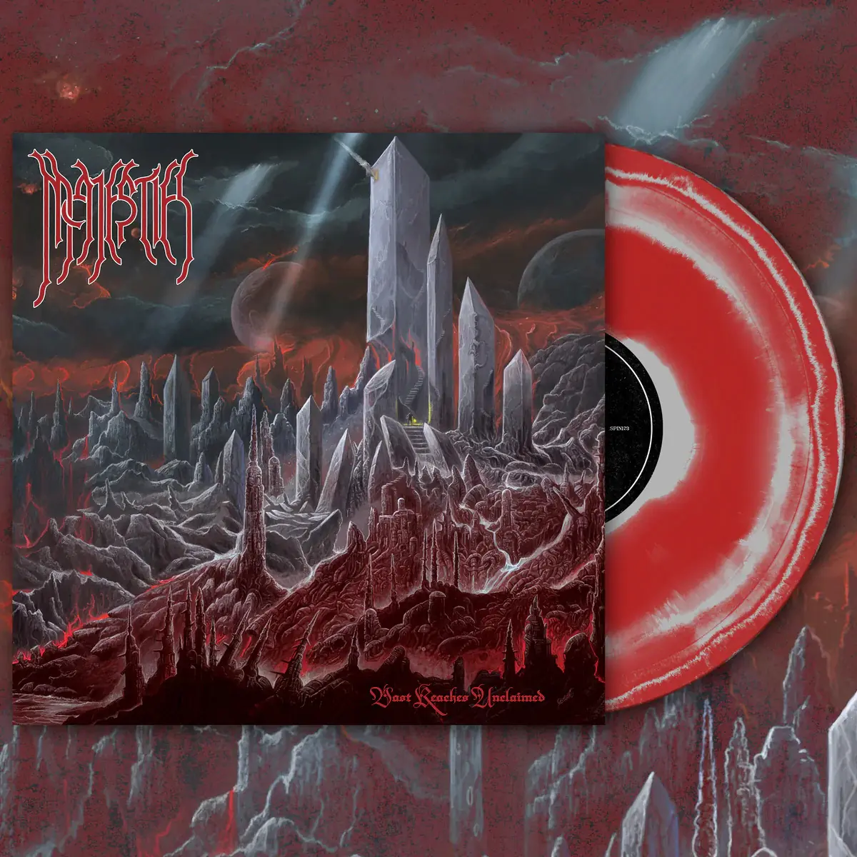 MAJESTIES - Vast Reaches Unclaimed · RED/SILVER LP (Death Metal Vinyl)