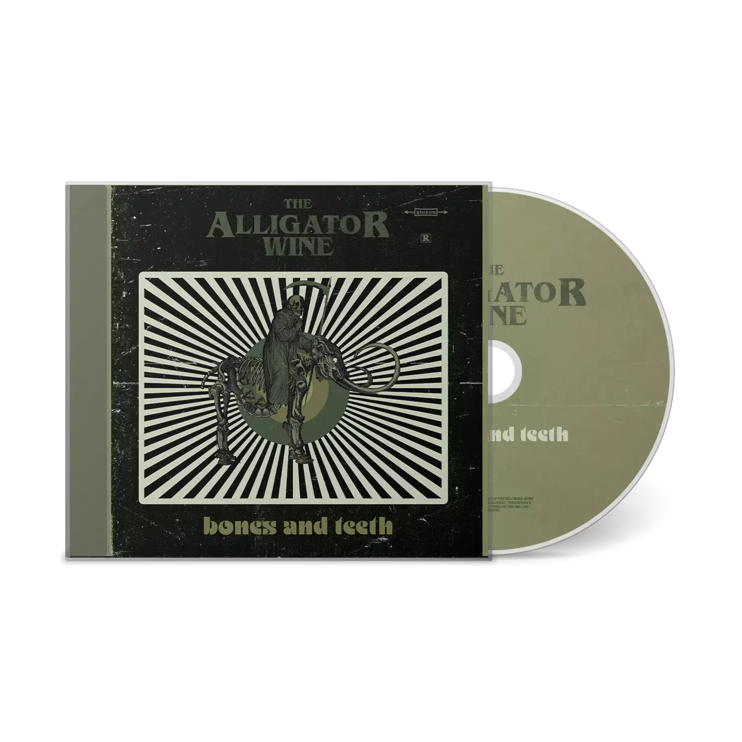 THE ALLIGATOR WINE · Bones And Teeth | JEWELCASE CD THE ALLIGATOR WINE · Bones And Teeth | JEWELCASE CD (Psychedelic Rock/Alternative Rock CDs)