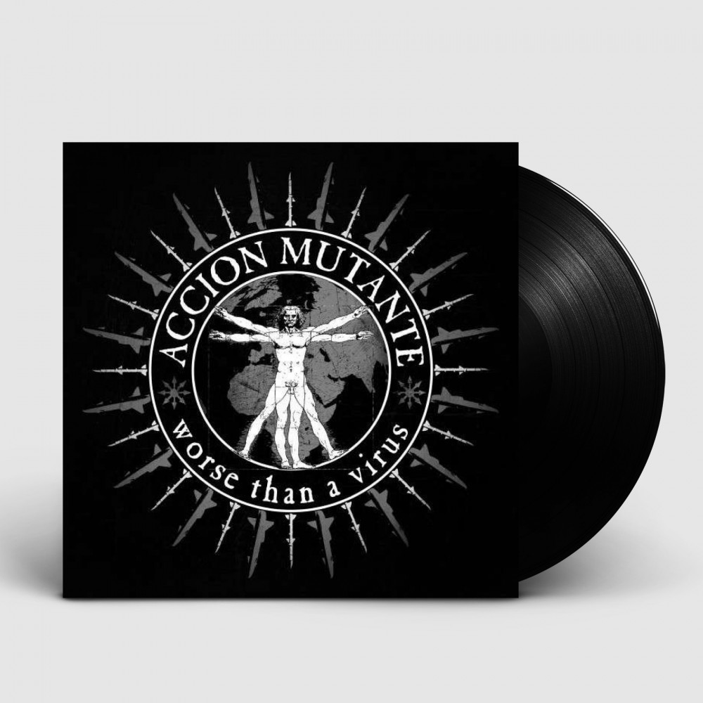 ACCION MUTANTE · Worse Than A Virus | BLACK LP ACCION MUTANTE · Worse Than A Virus | BLACK LP (Crust/Punk Vinyl)