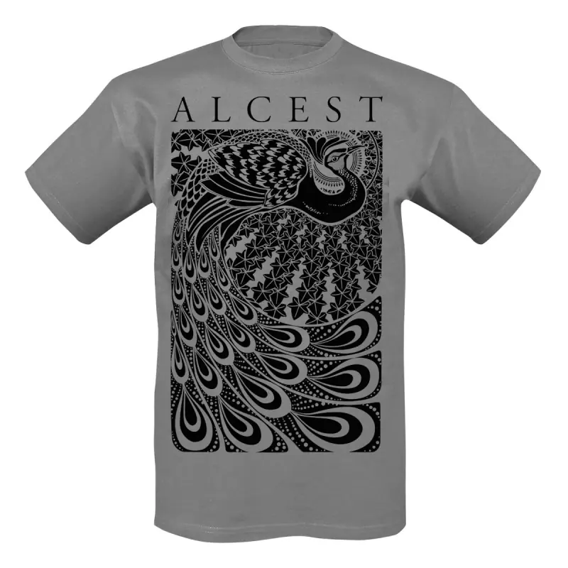 ALCEST · Paon | CHARCOAL T-SHIRT (Post-Metal/Black Metal/Progressive Rock Clothes)