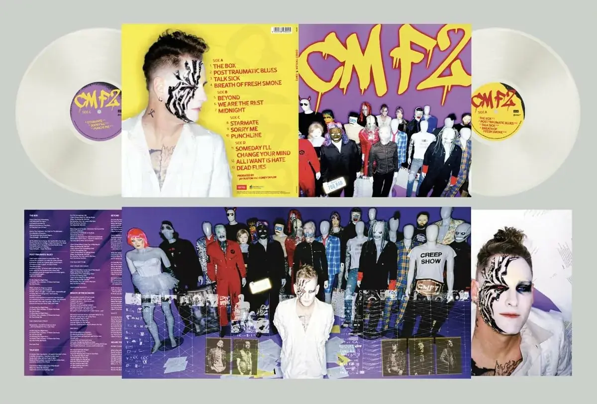 COREY TAYLOR · CMF2 | TRANSLUCENT MILKY CLEAR DLP COREY TAYLOR · CMF2 | TRANSLUCENT MILKY CLEAR DLP (Hard Rock Vinyl)