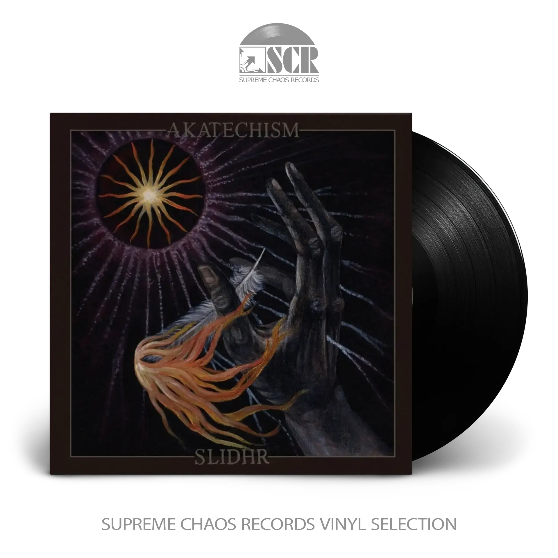 AKATECHISM / SLIDHR · Amongst The Lost Light Of Misaligned Stars | BLACK 7" EP AKATECHISM / SLIDHR · Amongst The Lost Light Of Misaligned Stars | BLACK 7" EP (Black Metal Vinyl)