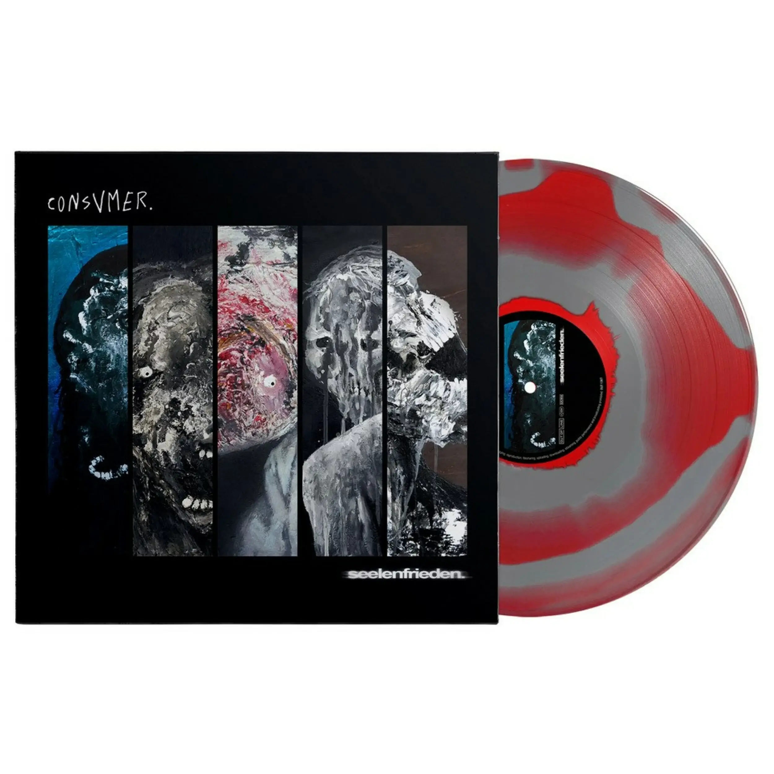 CONSVMER - Seelenfrieden · RED/GREY LP (Progressive Metal Vinyl)