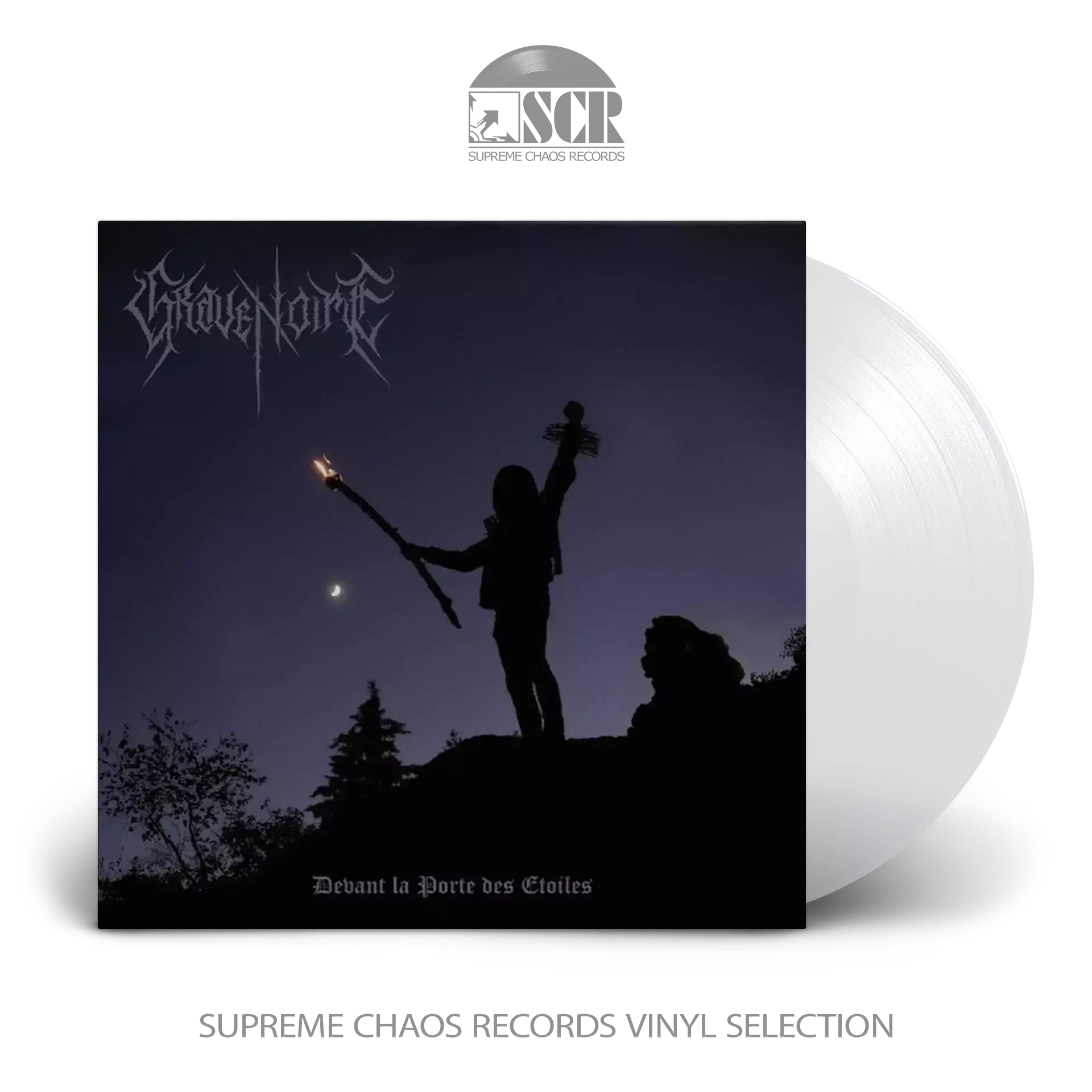 GRAVENOIRE · Devant La Porte Des Etoiles | CRYSTAL CLEAR LP GRAVENOIRE · Devant La Porte Des Etoiles | CRYSTAL CLEAR LP (Black Metal Vinyl)