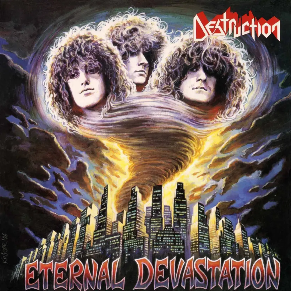 DESTRUCTION - Eternal Devastation · BLUE/YELLOW LP (Thrash Metal/Heavy Metal Vinyl) · Bild 1