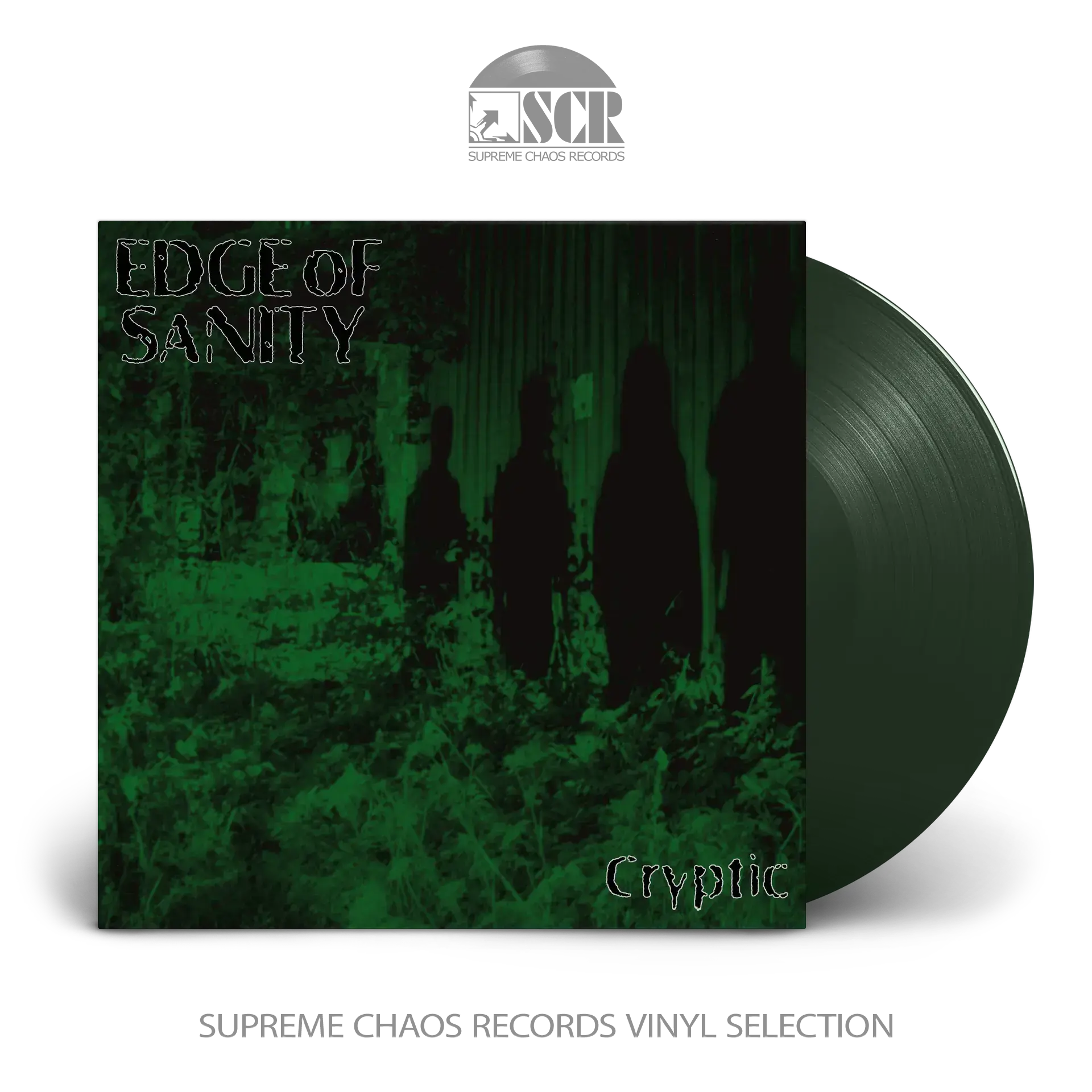 EDGE OF SANITY · Cryptic (Re-issue) | DARK GREEN LP EDGE OF SANITY · Cryptic (Re-issue) | DARK GREEN LP (Melodic Death Metal Vinyl)