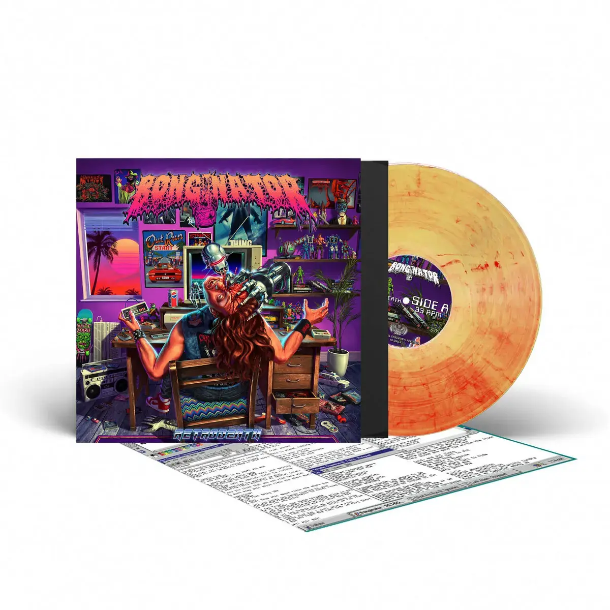 BONGINATOR - Retrodeath · YELOW/RED LP (Death Metal Vinyl) · Bild 2