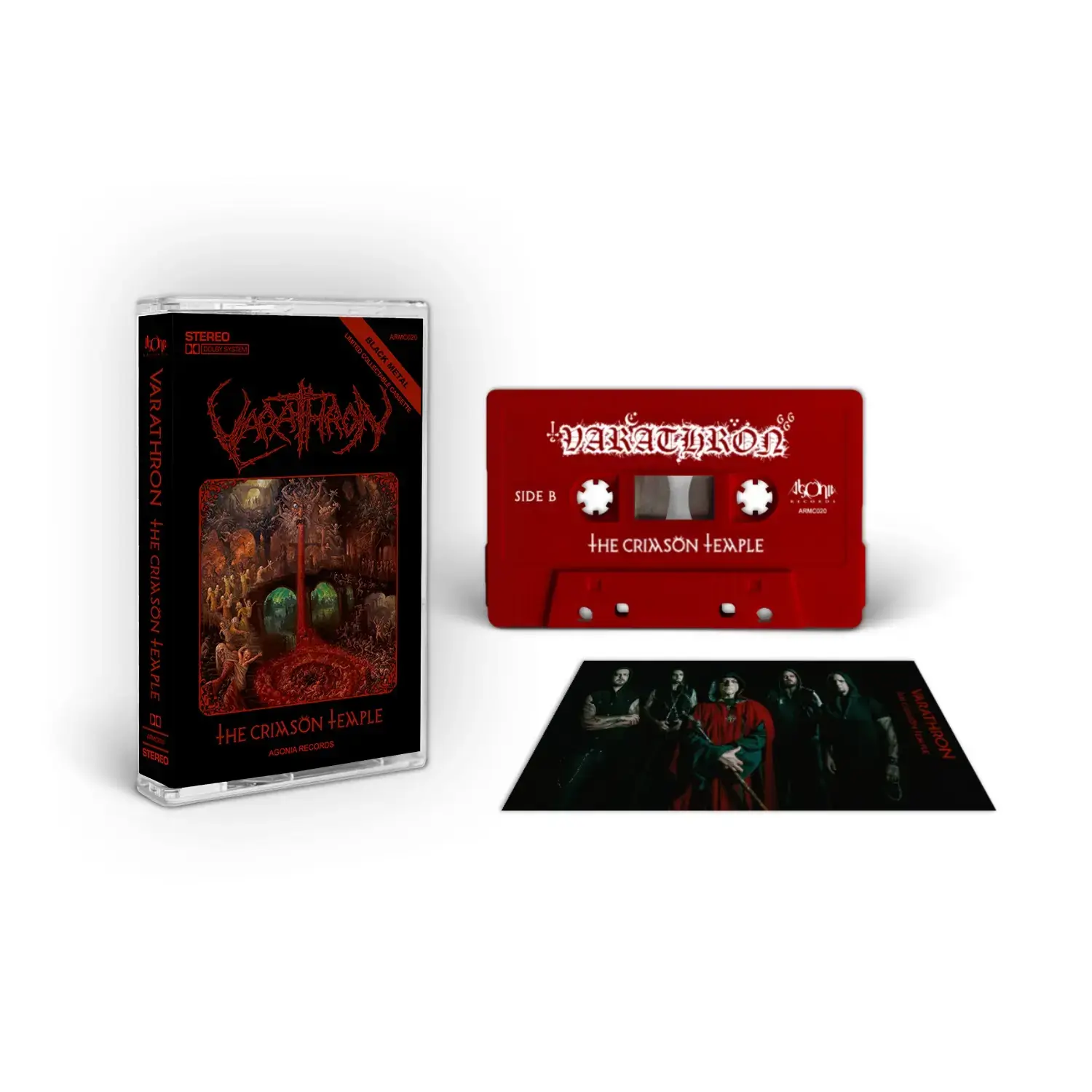 VARATHRON - The Crimson Temple · RED TAPE VARATHRON - The Crimson Temple · RED TAPE (Black Metal Tapes)