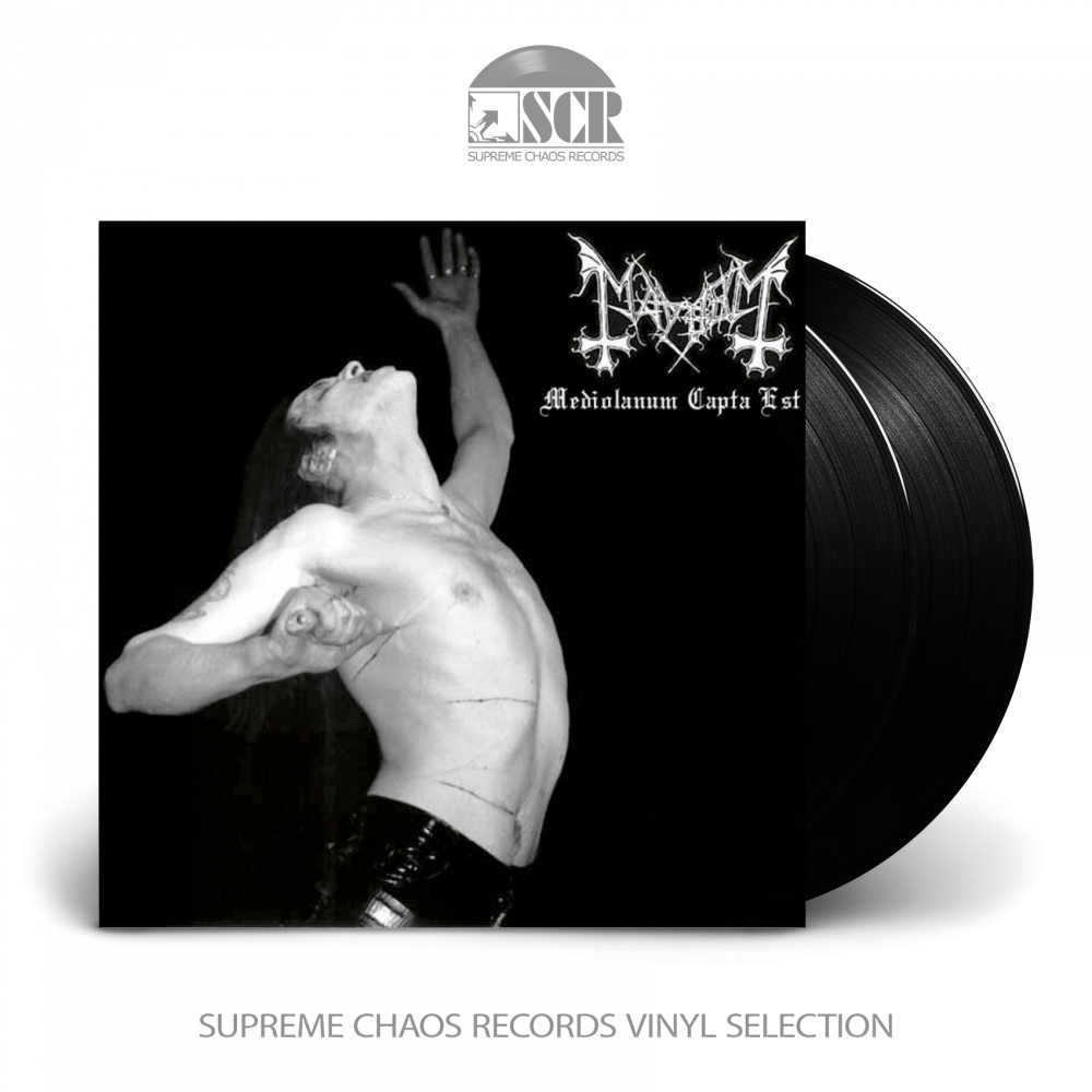MAYHEM - Mediolanum Capta Est · BLACK DLP MAYHEM - Mediolanum Capta Est · BLACK DLP (Black Metal Vinyl)