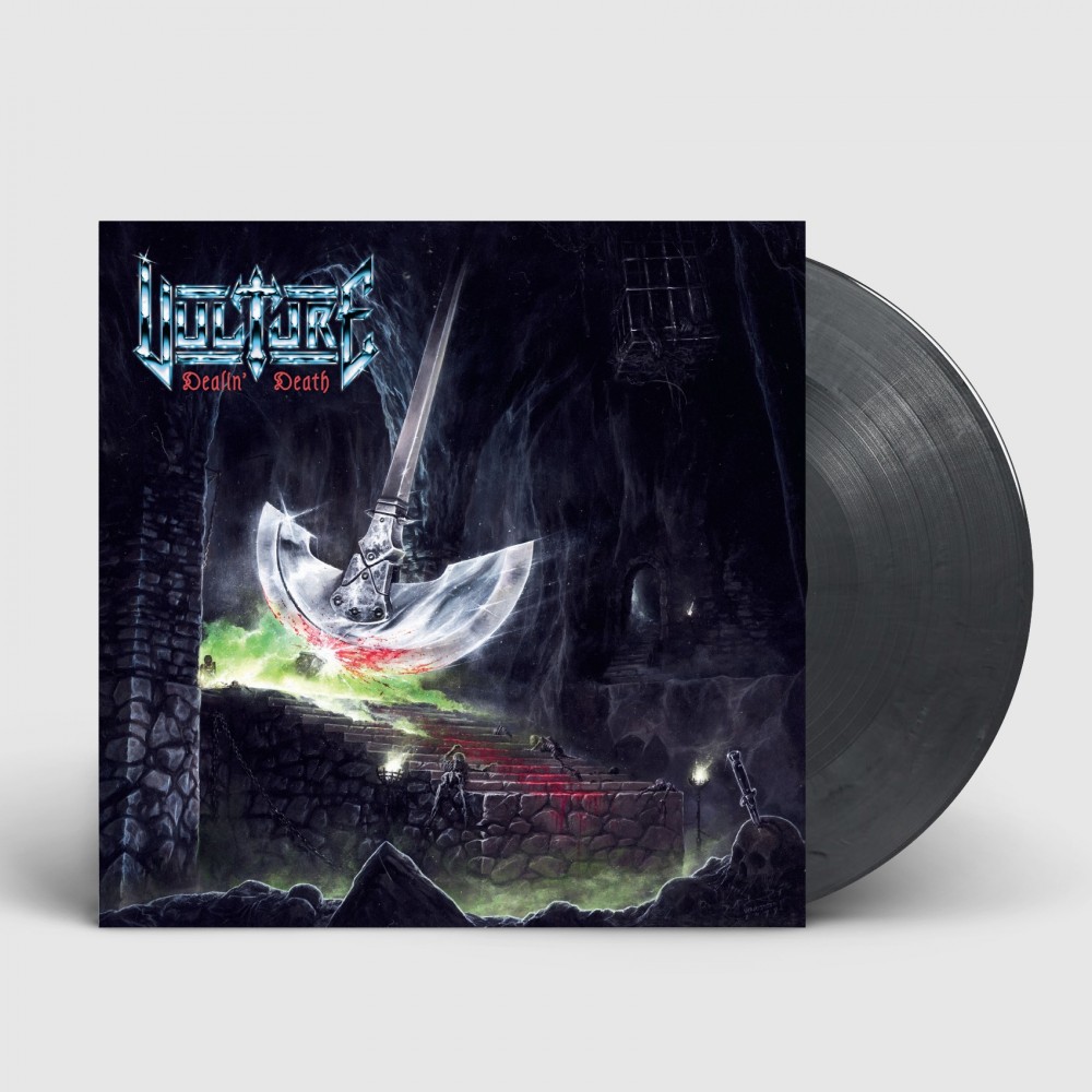 VULTURE - Dealin' Death · SLATE GREY LP (Heavy Metal Vinyl)