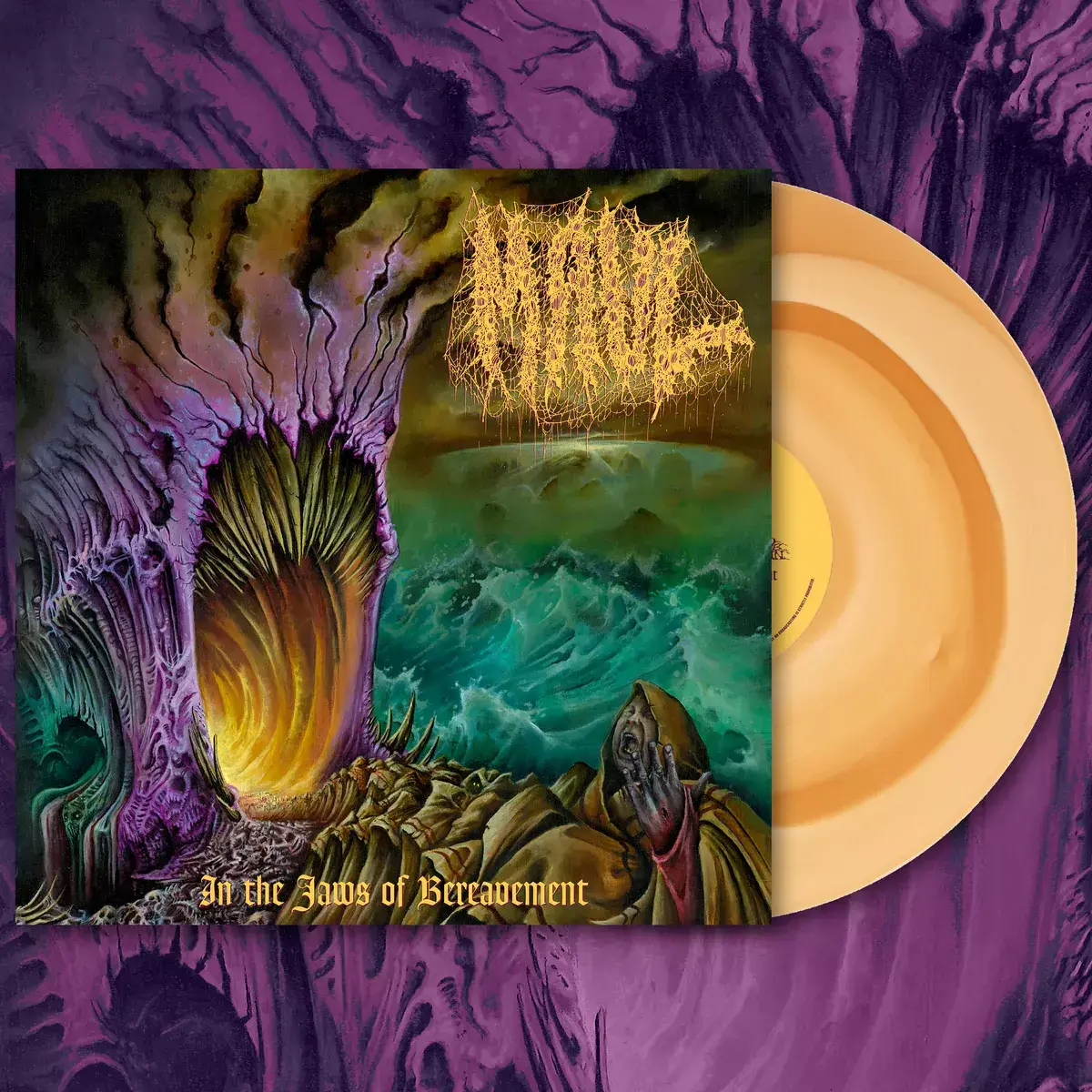MAUL · In the Jaws Of Bereavement | BONE/BEER LP (Death Metal Vinyl)