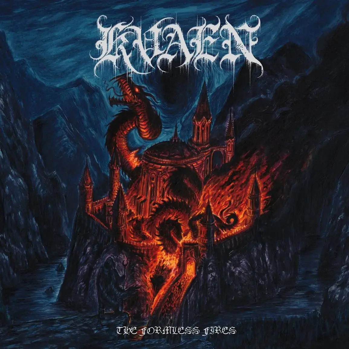 KVAEN - The Formless Fires · DARK VIOLET MARBLED LP · Bild 1 KVAEN - The Formless Fires · DARK VIOLET MARBLED LP (Black Metal Vinyl) · Bild 1