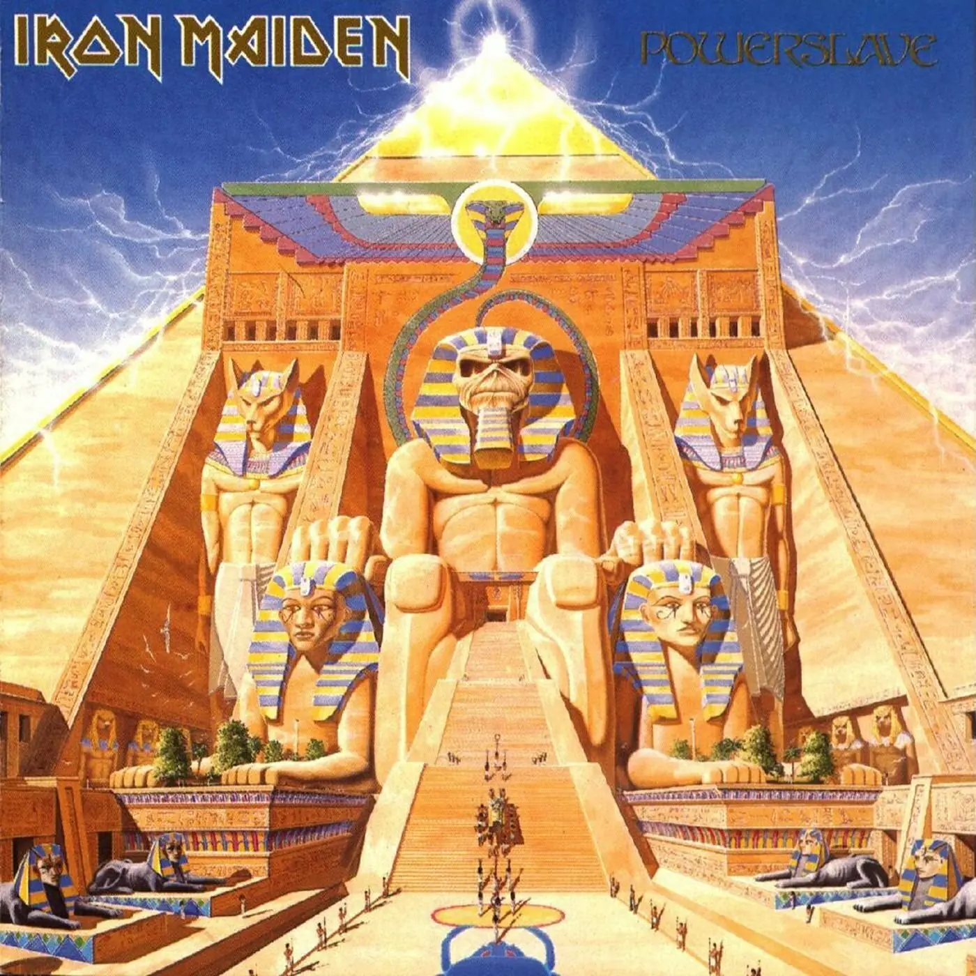 IRON MAIDEN - Powerslave · BLACK LP (Heavy Metal Vinyl) · Bild 1