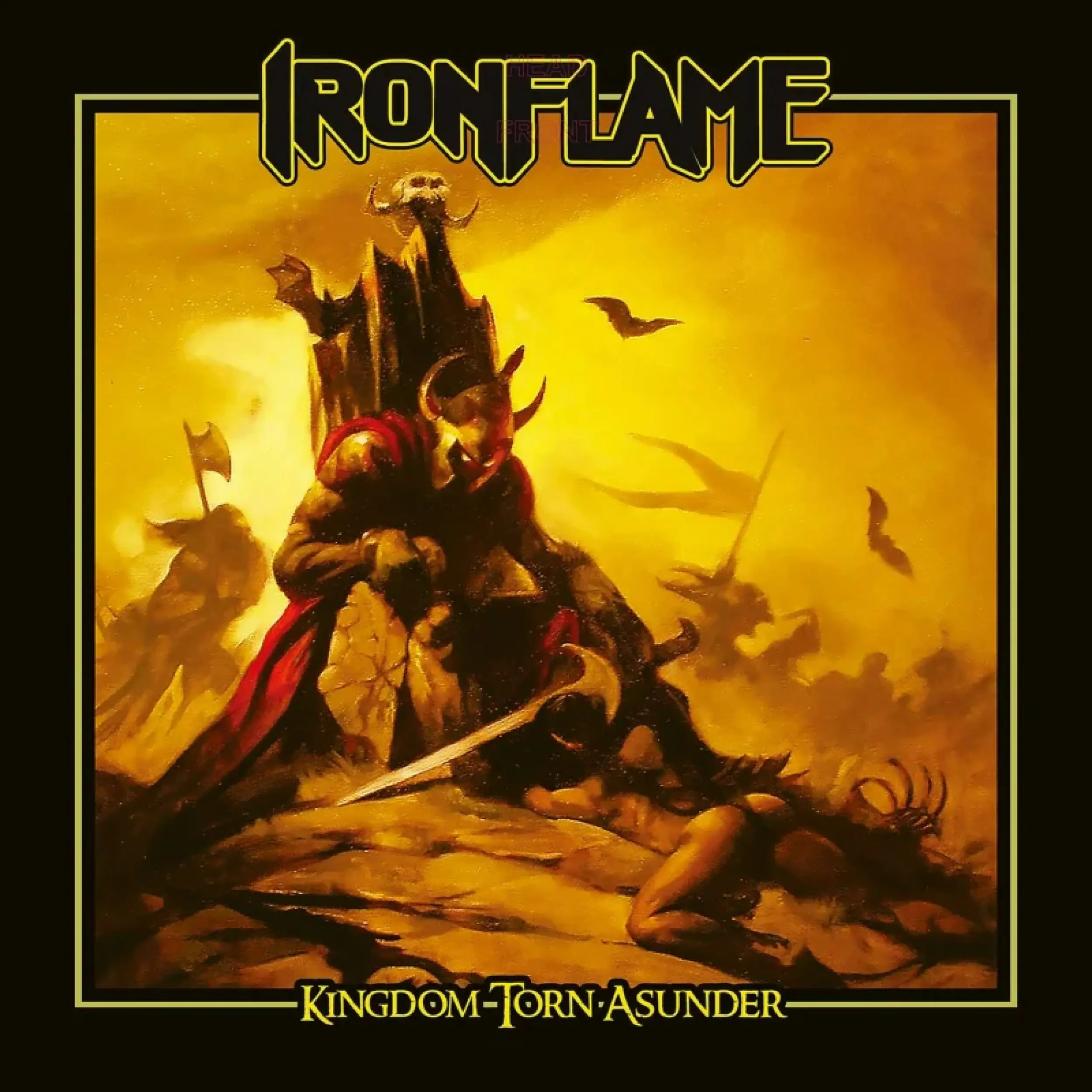 IRONFLAME · Kingdom Torn Asunder | BLACK LP (Heavy Metal Vinyl) · Bild 1