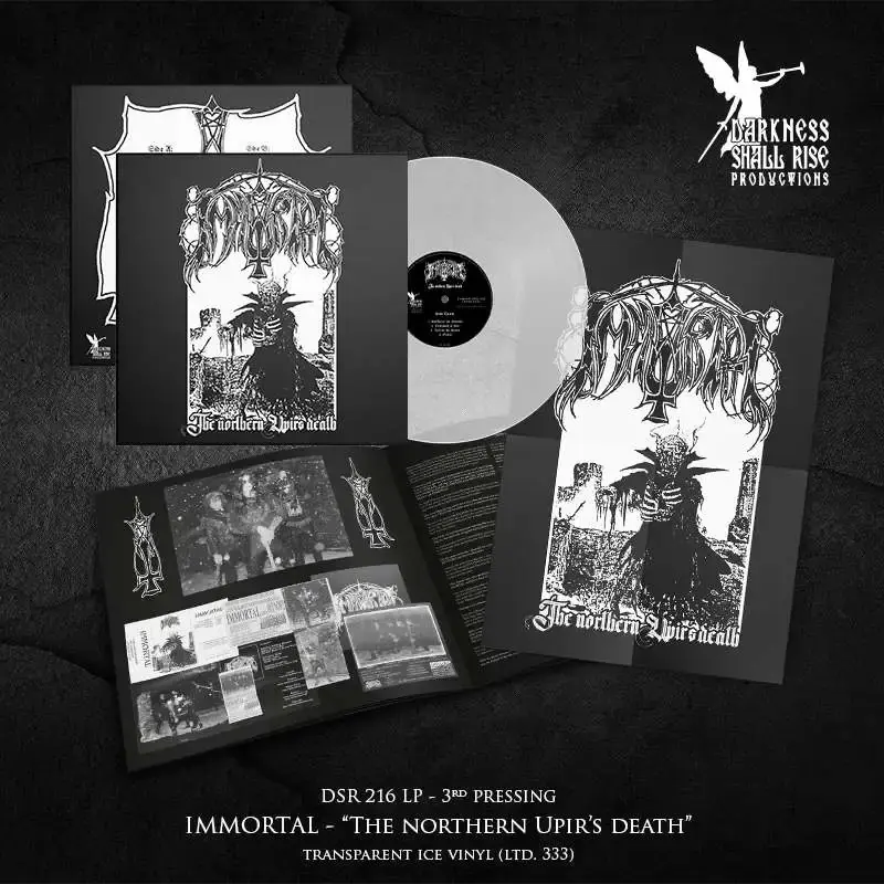 IMMORTAL · The Northern Upir's Death | TRANSPARENT LP · Bild 2 IMMORTAL · The Northern Upir's Death | TRANSPARENT LP (Black Metal Vinyl) · Bild 2