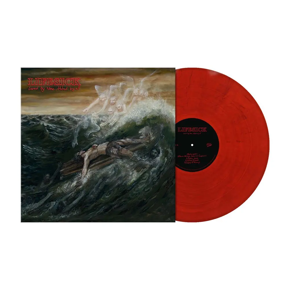 LIFESICK · Loved by None, Hated by All | CRIMSON RED MARBLED LP LIFESICK · Loved by None, Hated by All | CRIMSON RED MARBLED LP (Hardcore Vinyl)