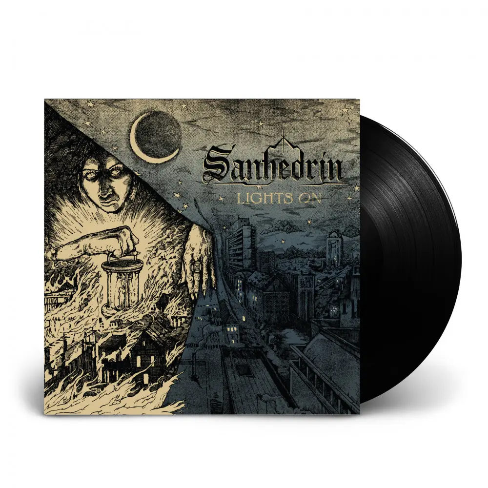 SANHEDRIN · Lights on | BLACK LP SANHEDRIN · Lights on | BLACK LP (Heavy Metal Vinyl)